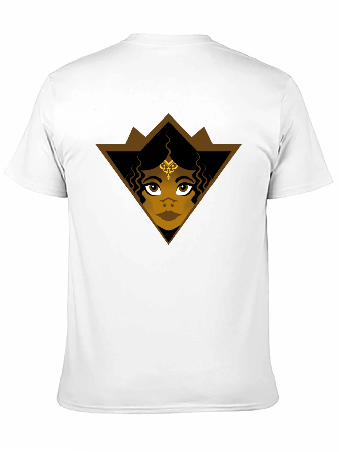 Graphic Tee: Ethnic Woman Triangle Design
