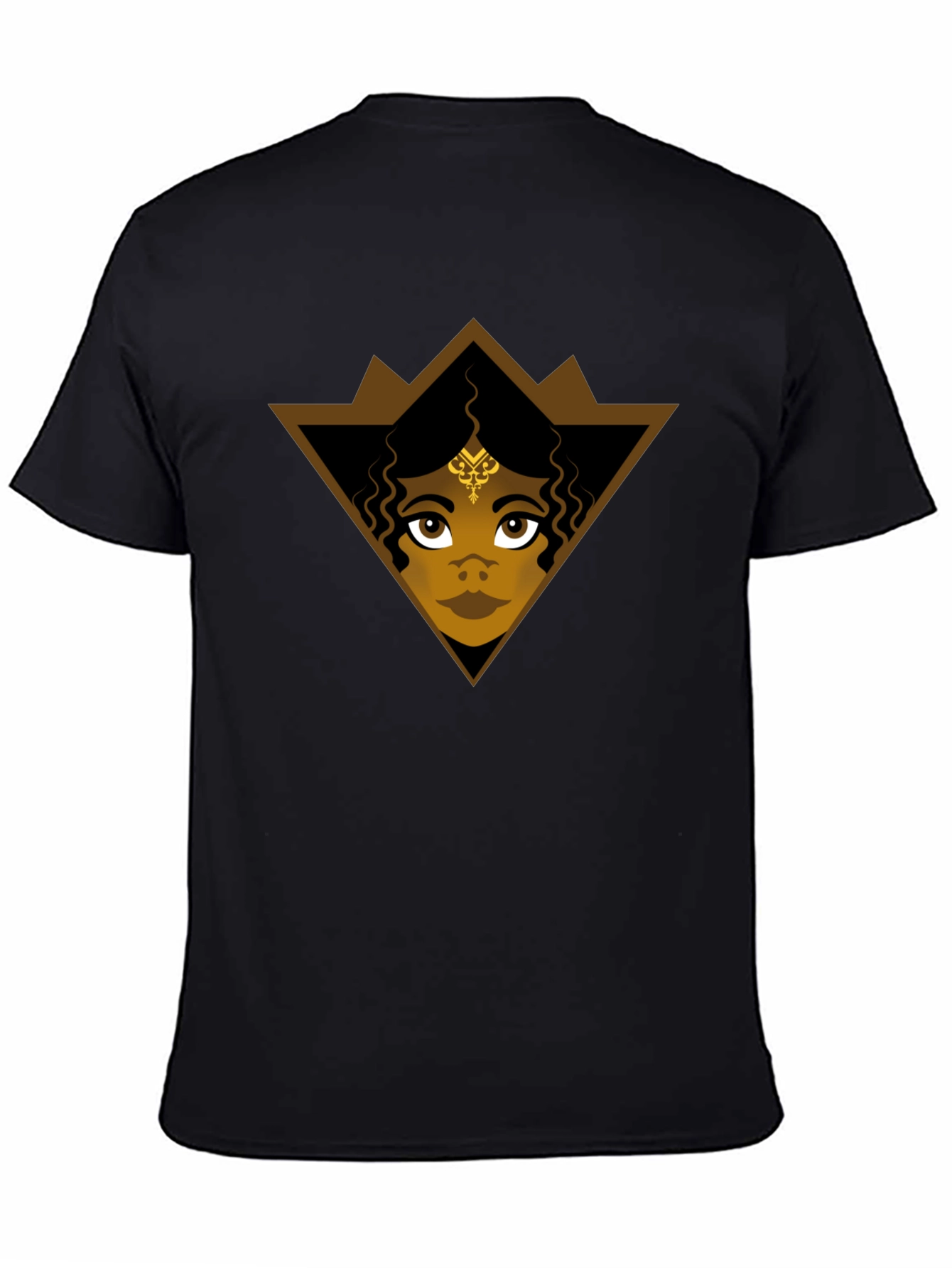 Graphic Tee: Ethnic Woman Triangle Design