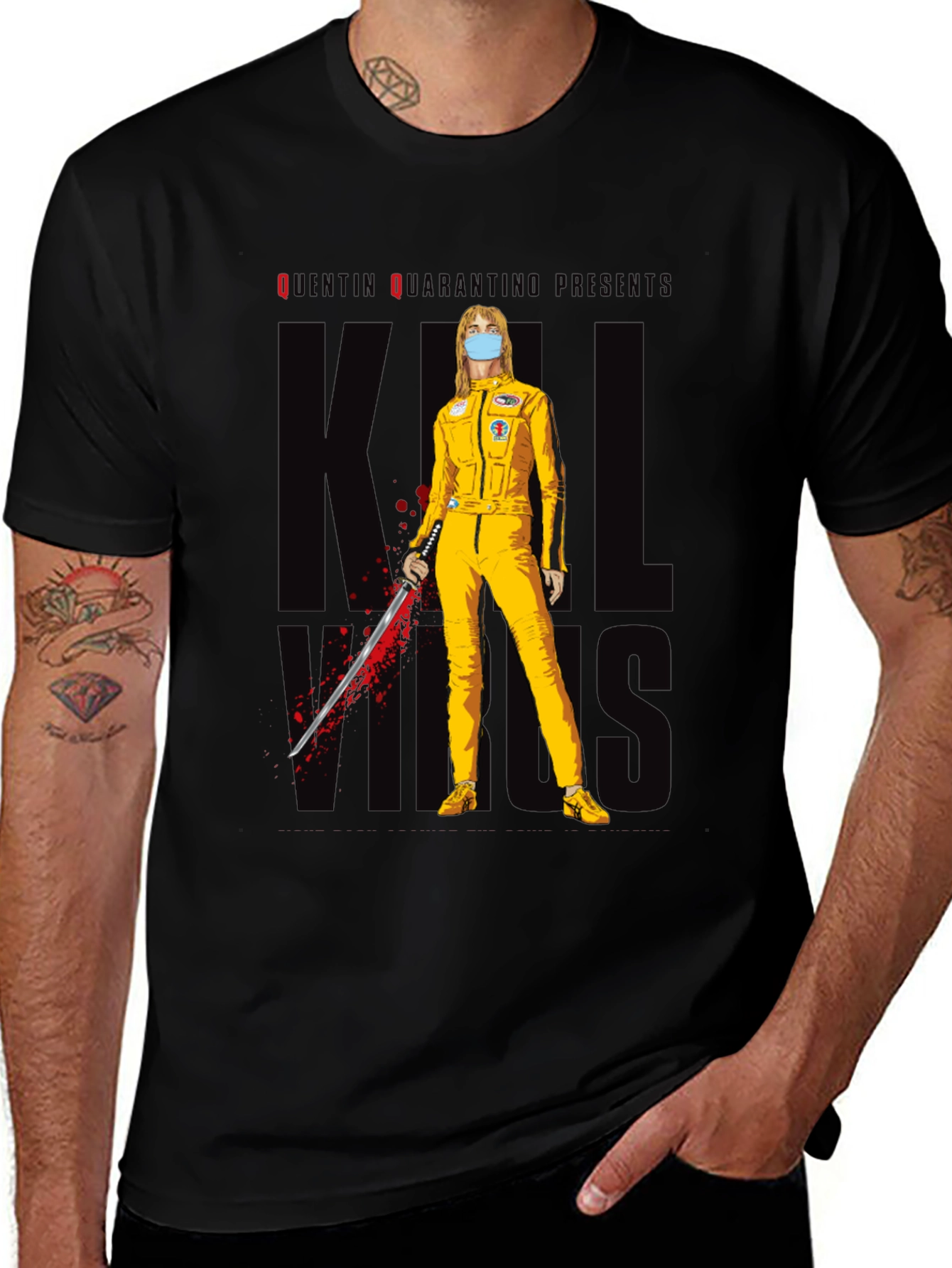 Kill Bill Inspired T-Shirt - Quentin Quarantino Presents
