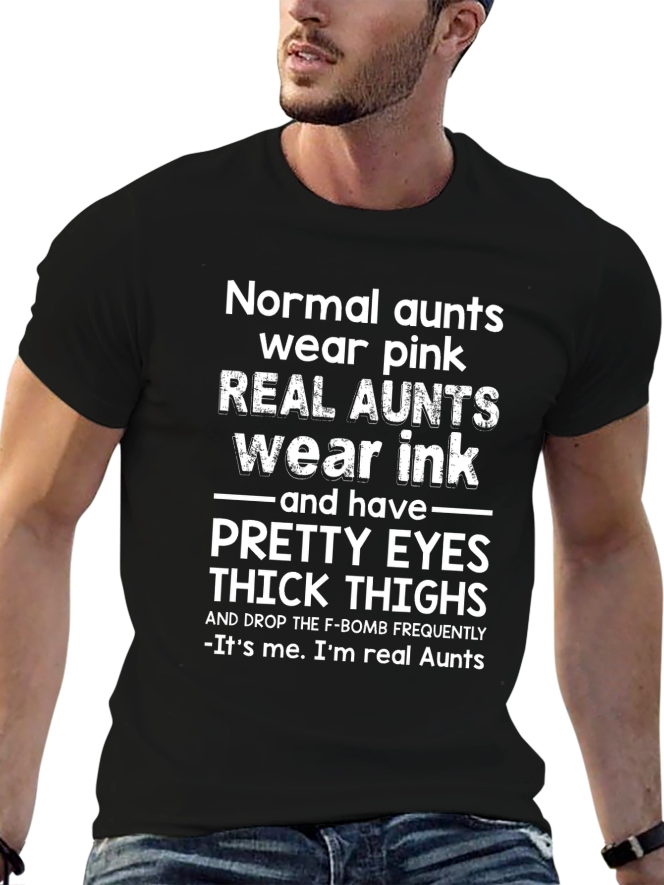 Real Aunts Wear Ink Graphic T-Shirt