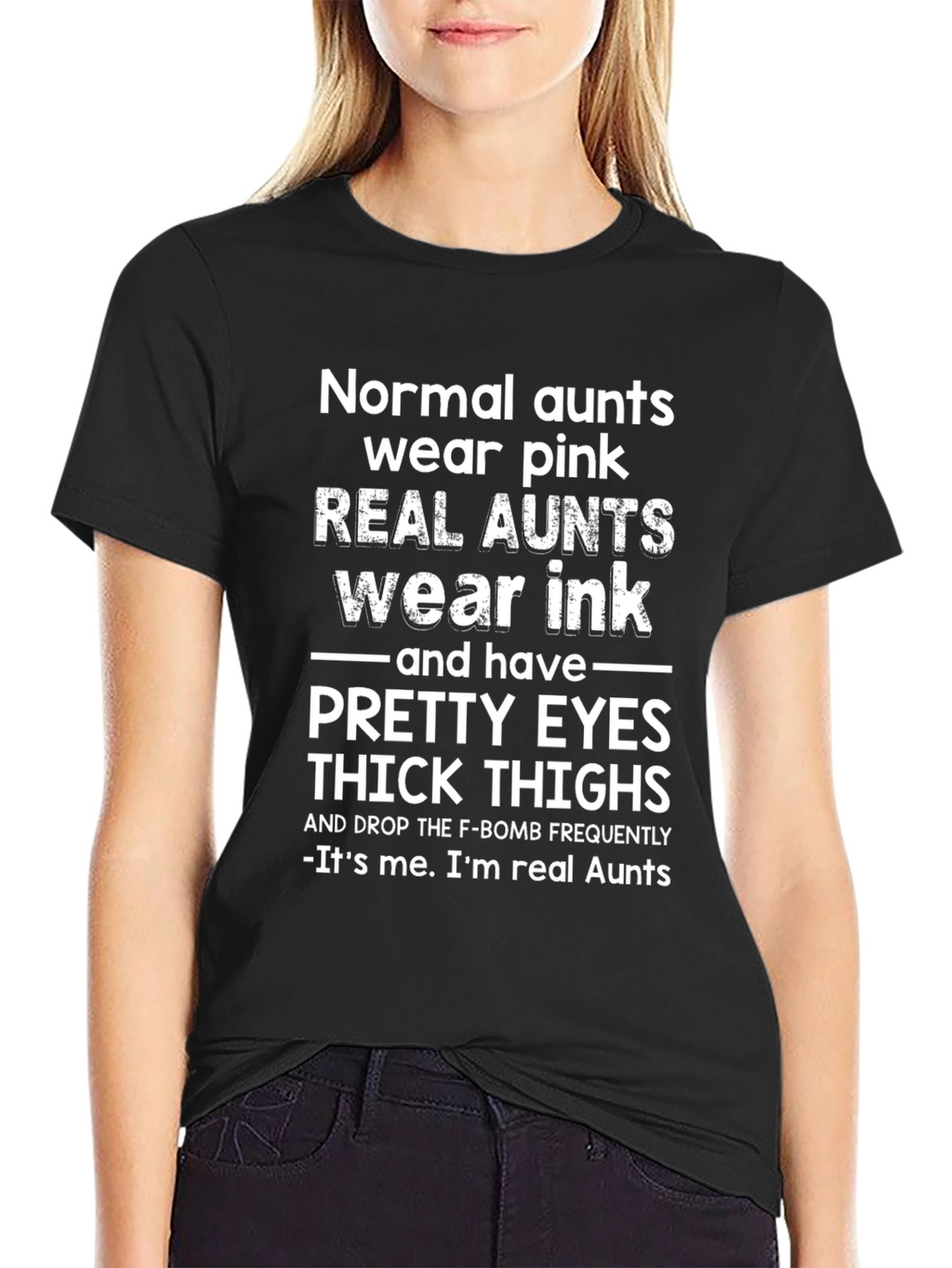 Real Aunts Wear Ink Graphic T-Shirt