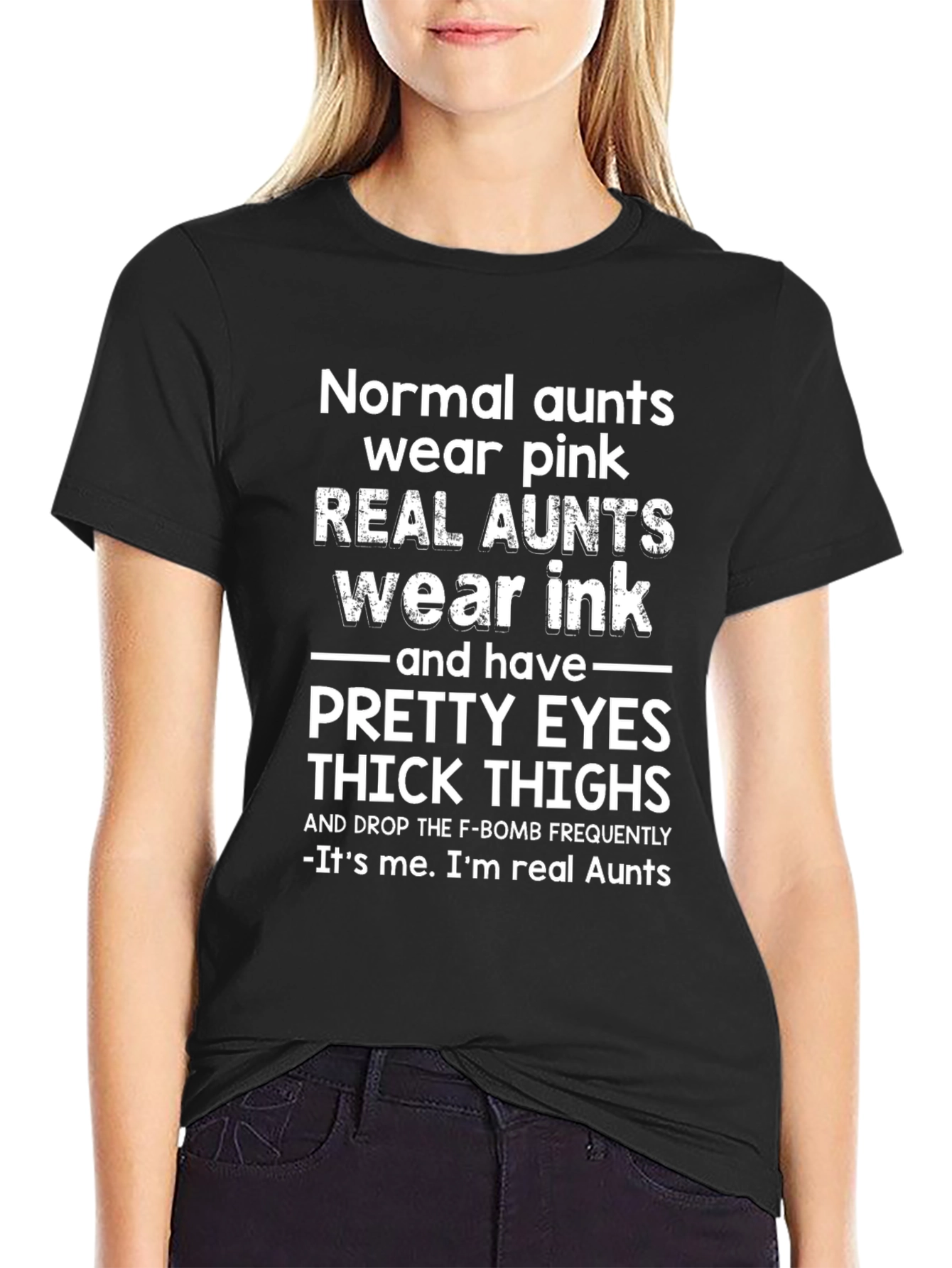 Real Aunts Wear Ink Graphic T-Shirt