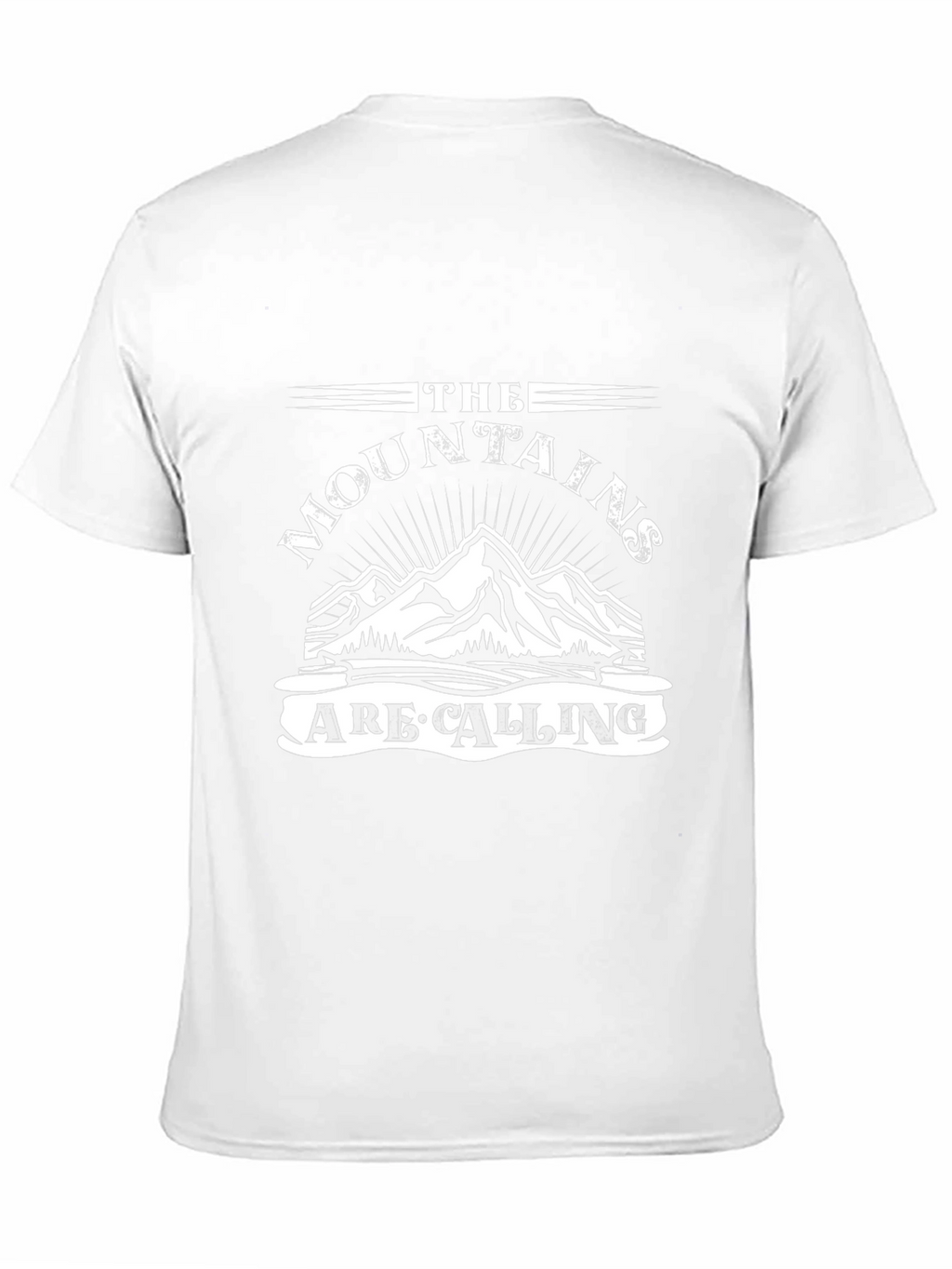 Mountains Are Calling Black T-Shirt