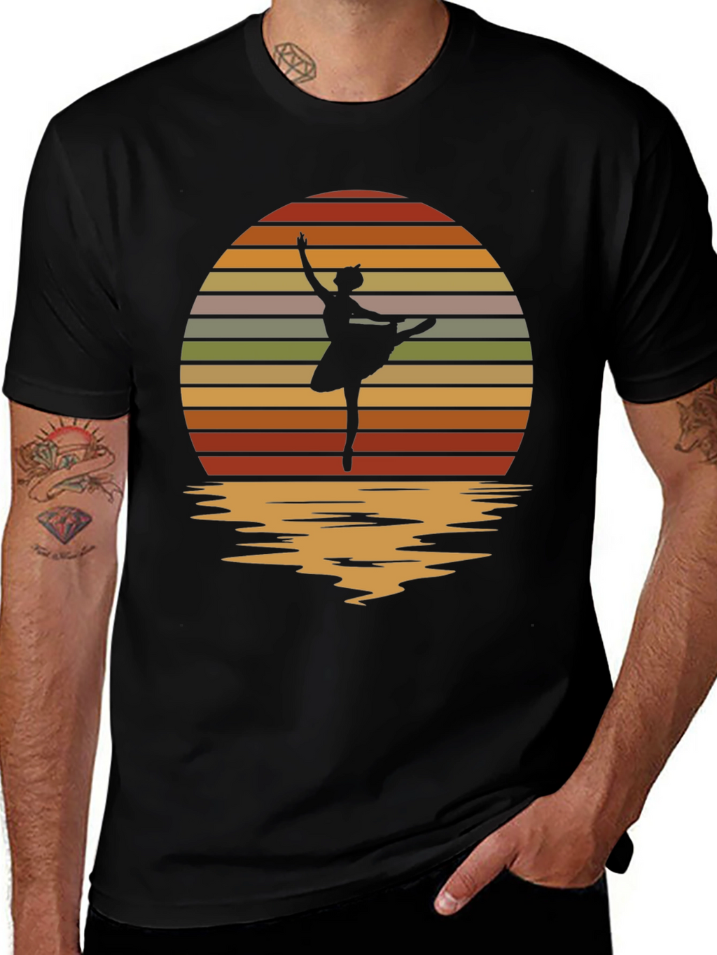 Ballet Sunset Graphic Tee