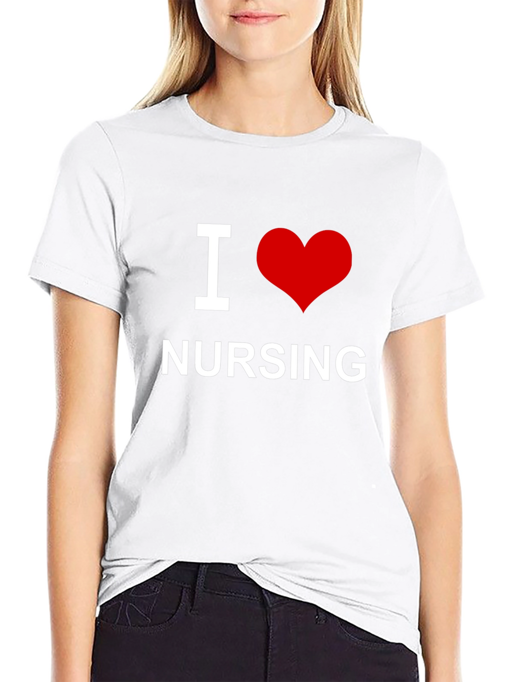 I Love Nursing T-Shirt - Soft Cotton Tee