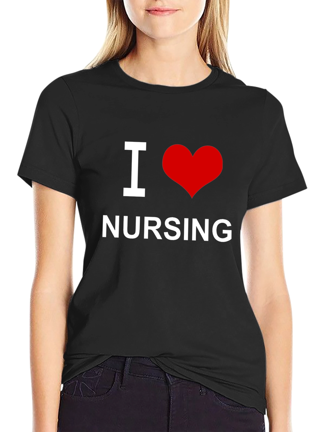 I Love Nursing T-Shirt - Soft Cotton Tee