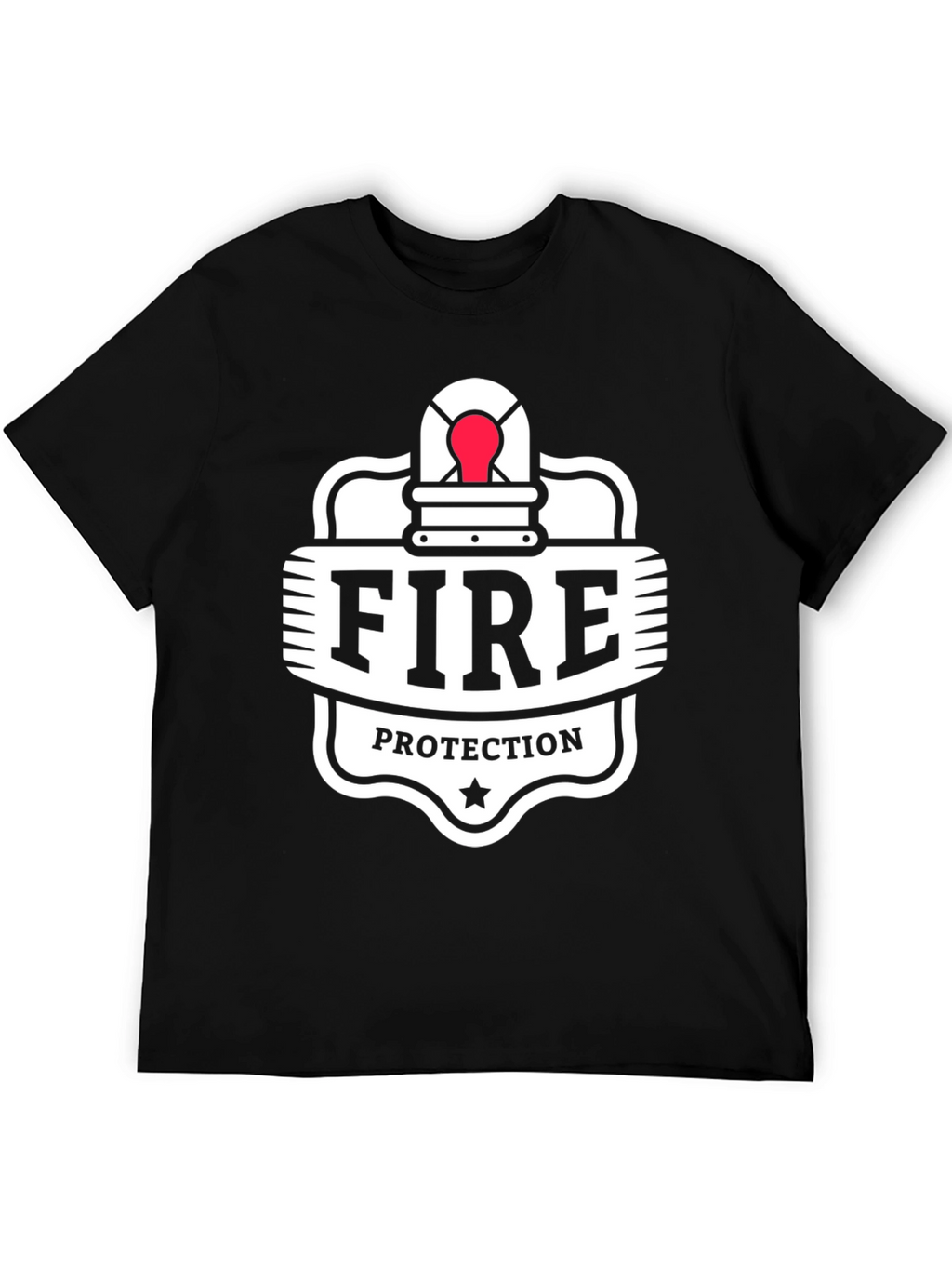 Fire Protection Black T-Shirt