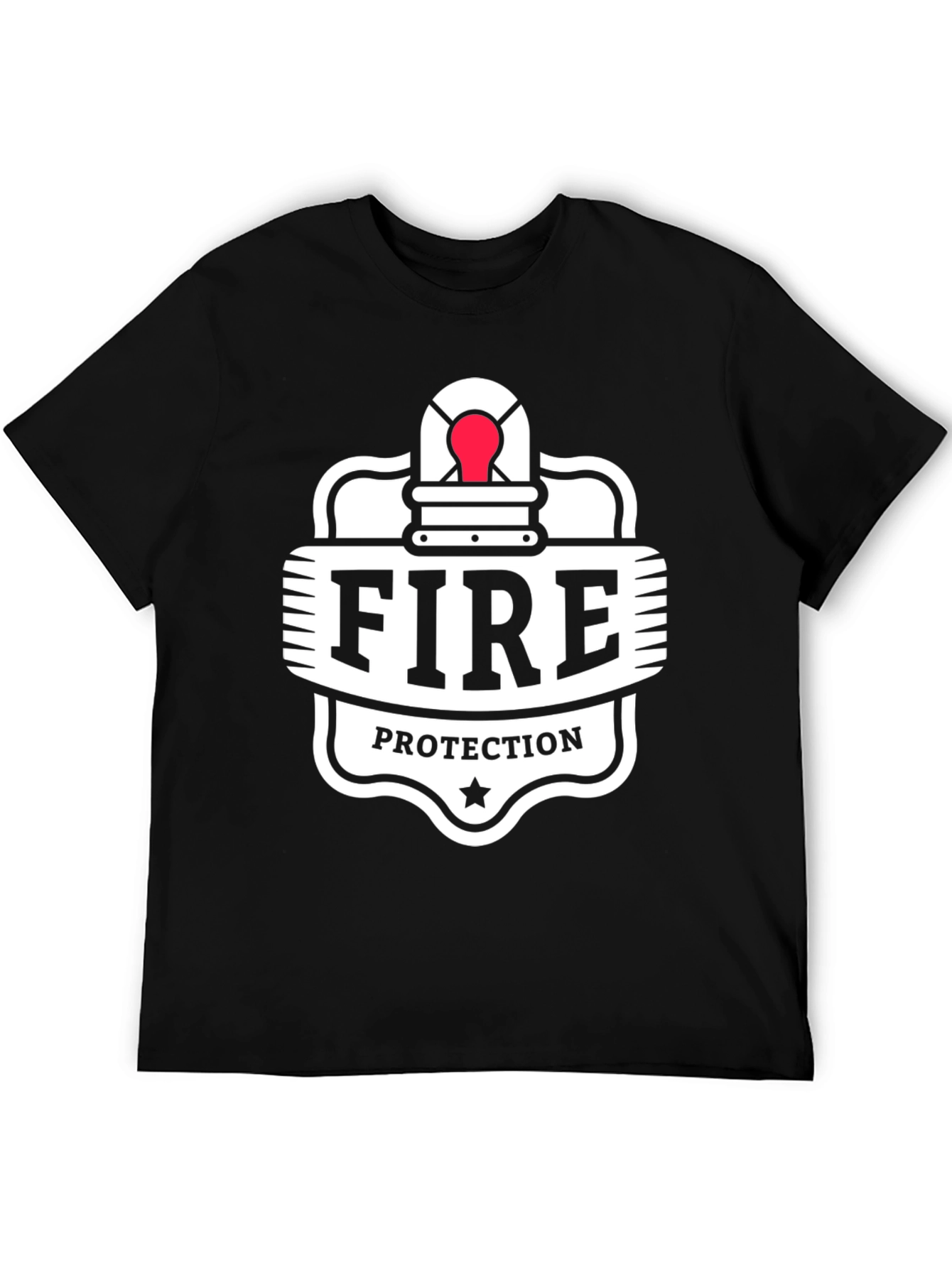 Fire Protection Black T-Shirt