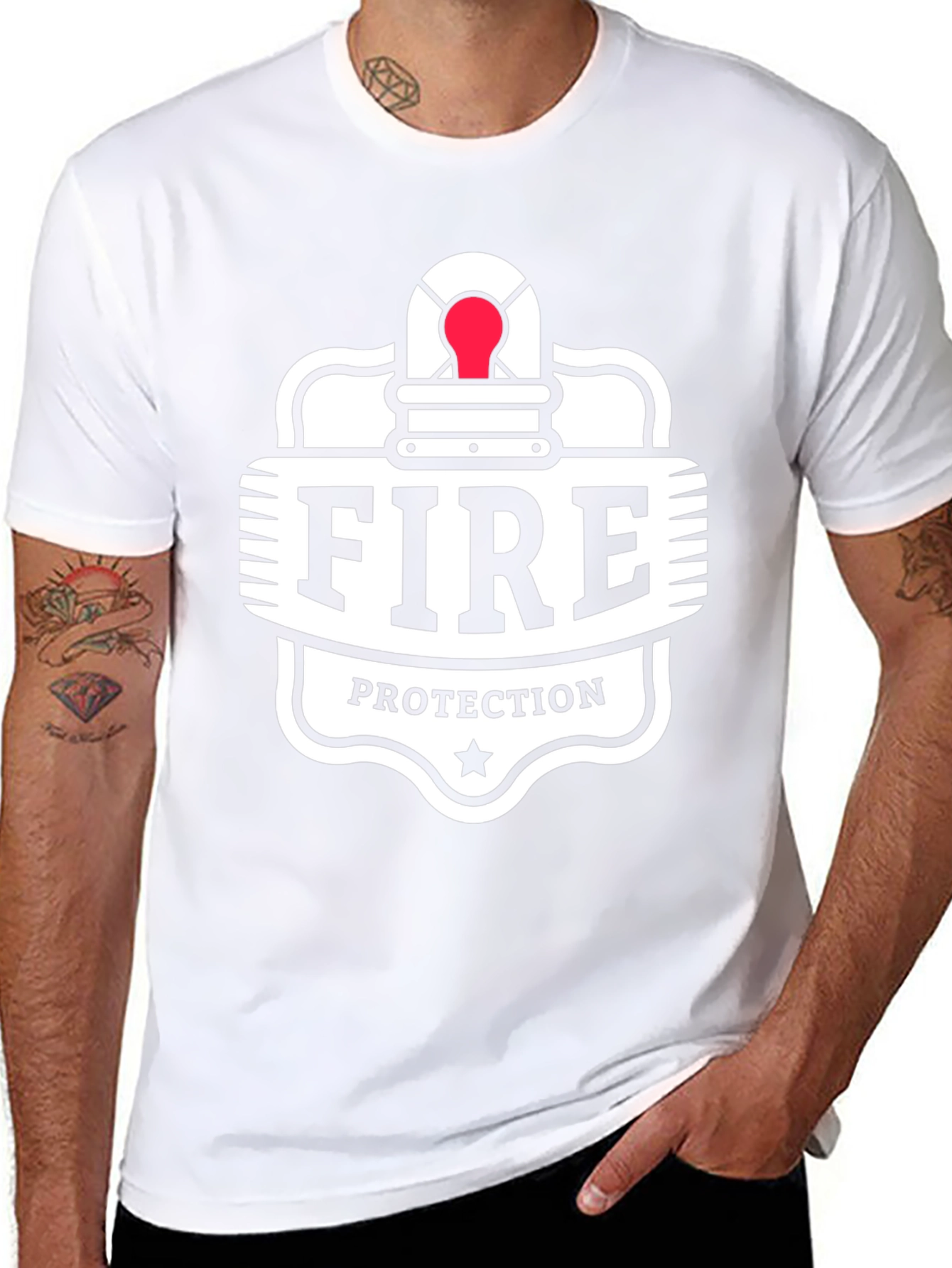 Fire Protection Black T-Shirt