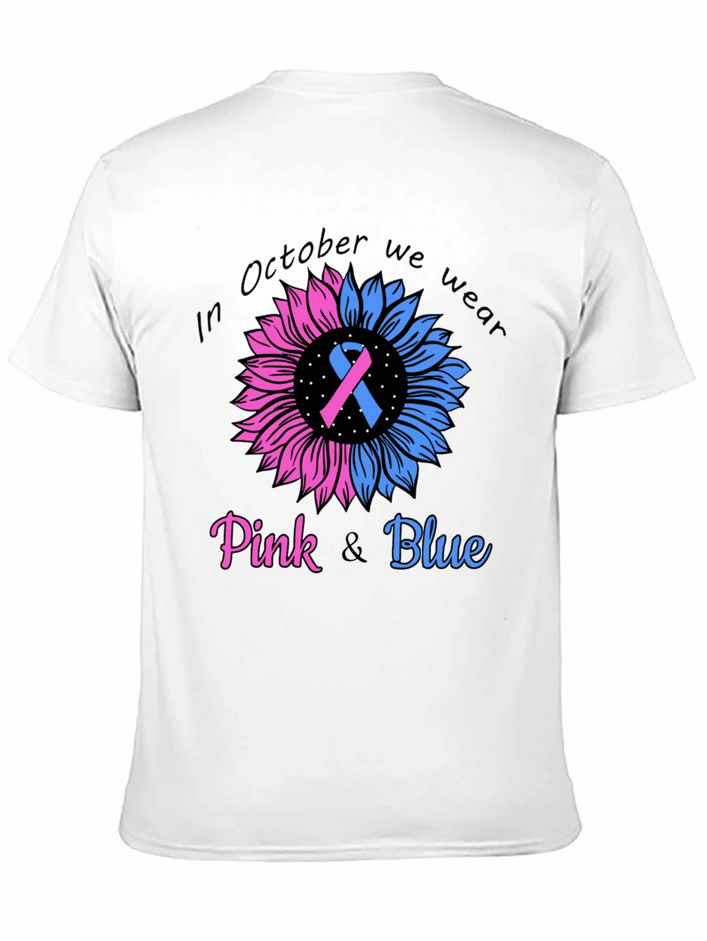October Pink and Blue Awareness T-Shirt