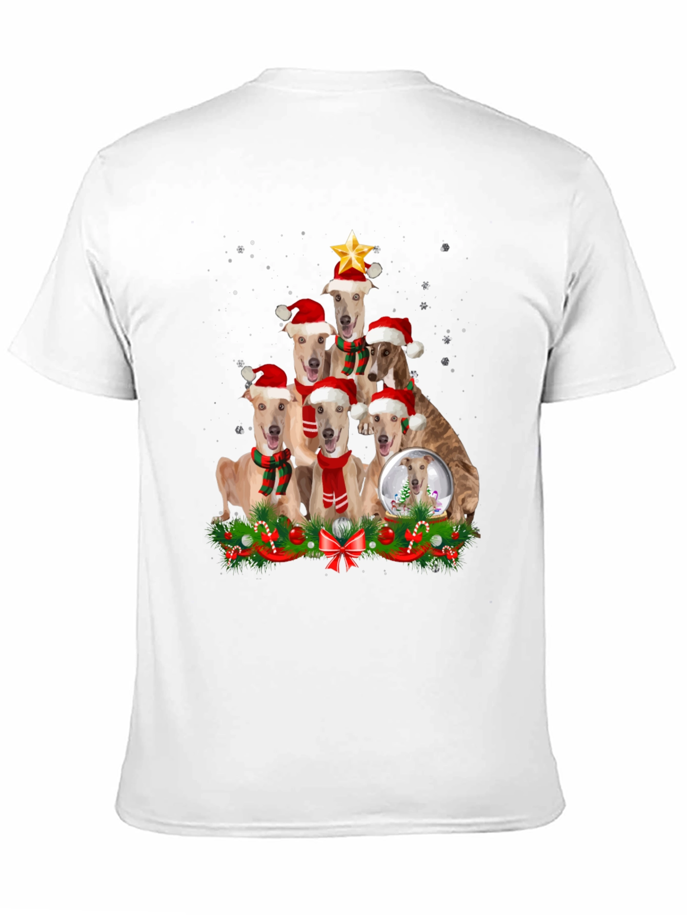 Christmas Dog T-Shirt Holiday Pet Lovers Tee