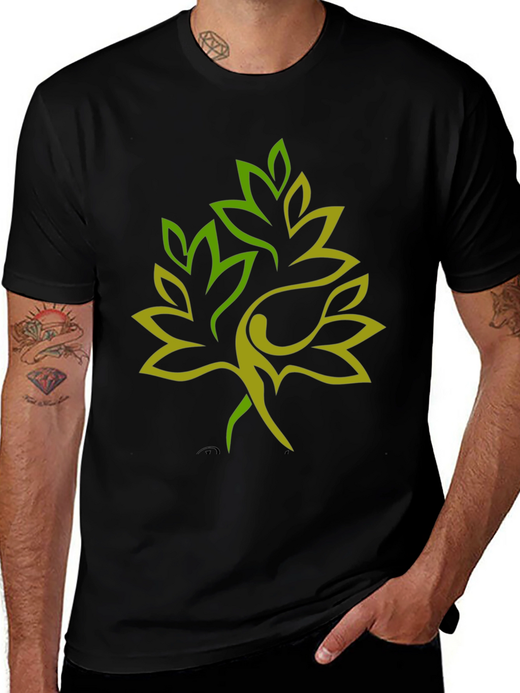Nature Inspired Graphic T-Shirt
