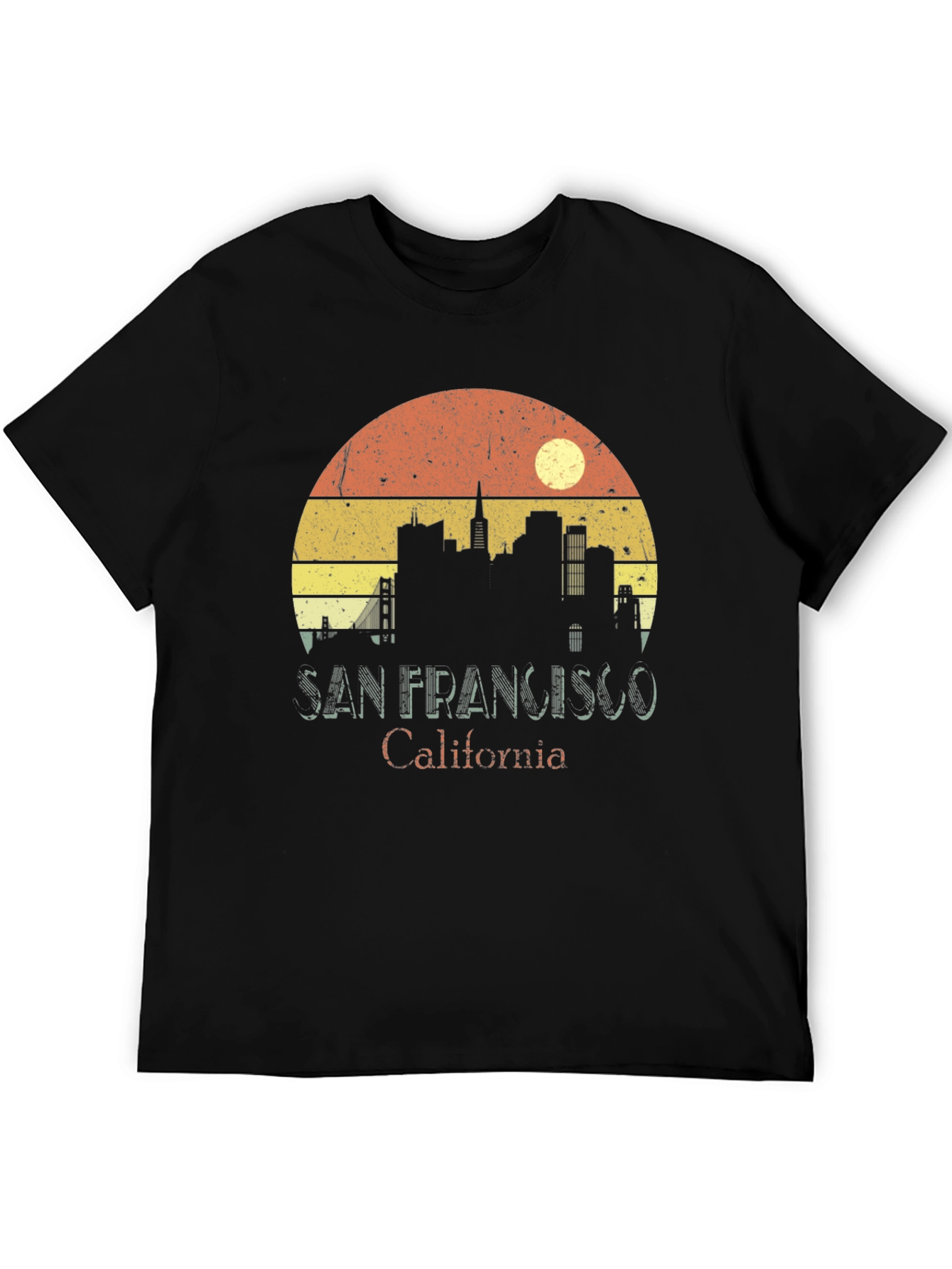 Retro San Francisco Skyline T-Shirt