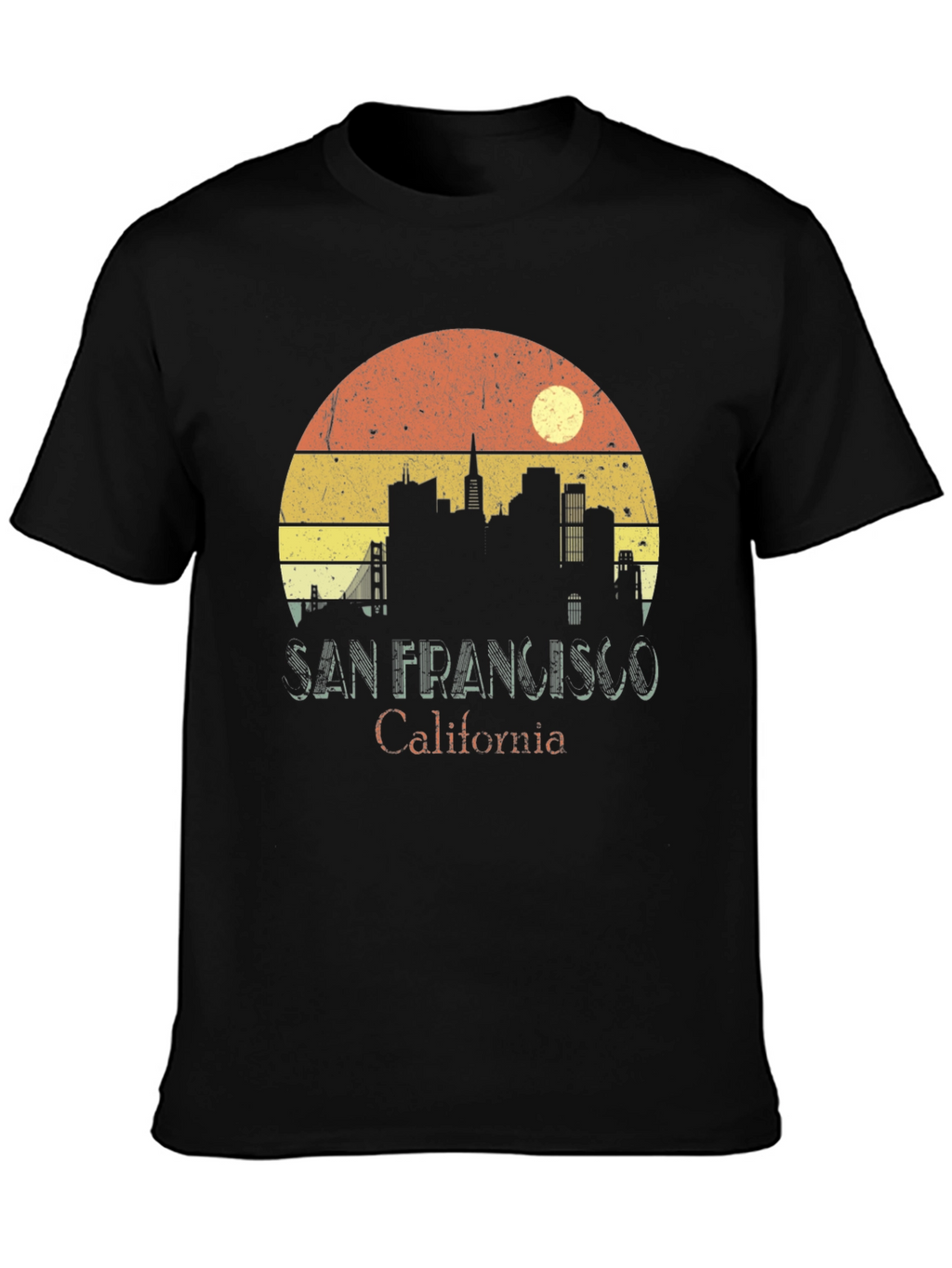 Retro San Francisco Skyline T-Shirt