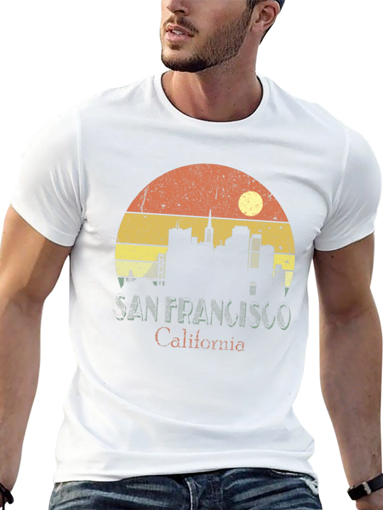 Retro San Francisco Skyline T-Shirt