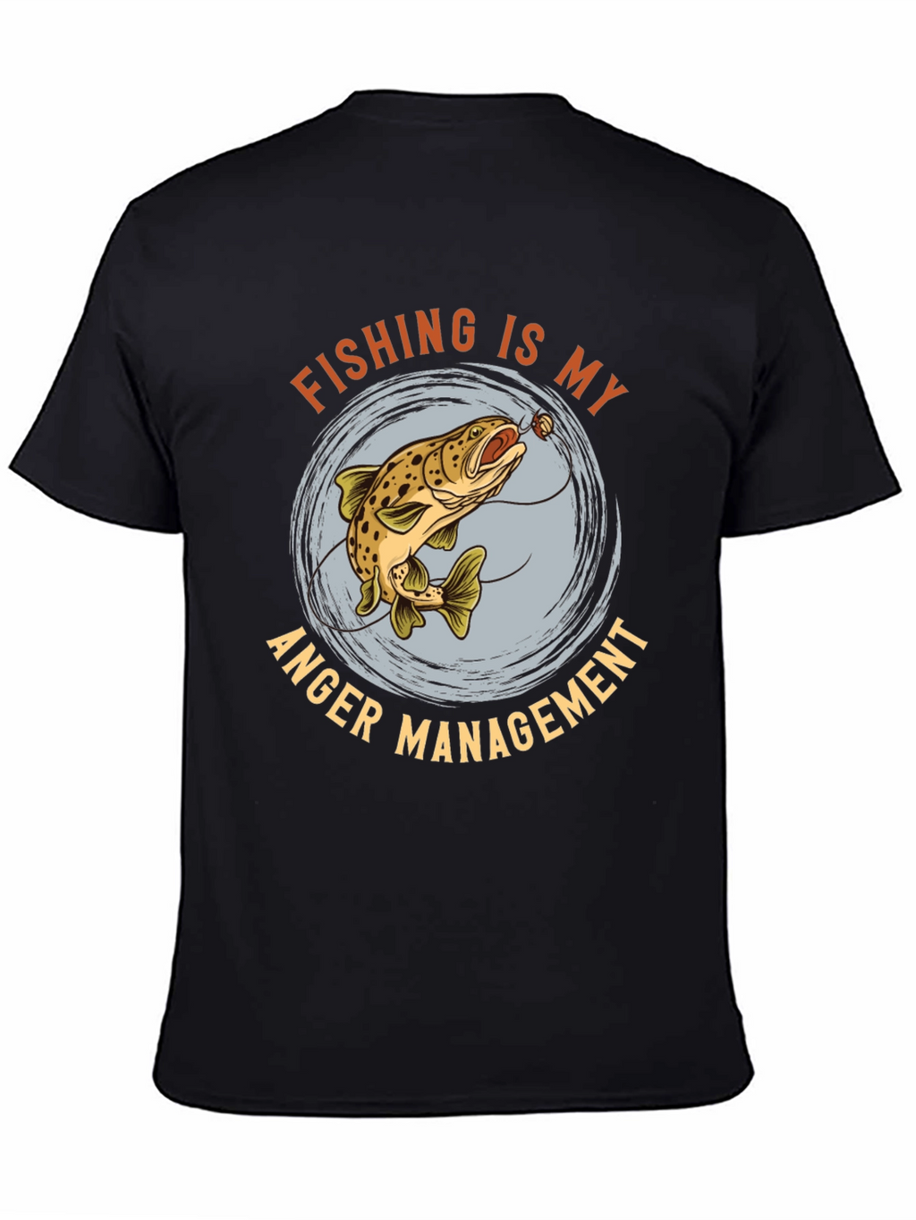 Fishing Anger Management Graphic Tee