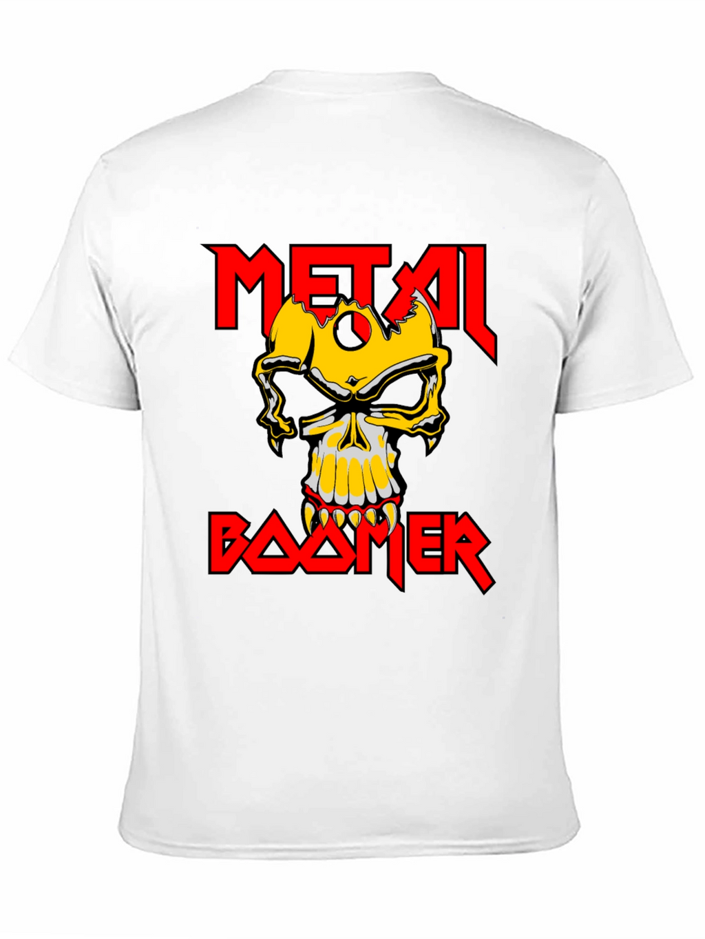 Metal Boomer T-Shirt - Skull Graphic Tee