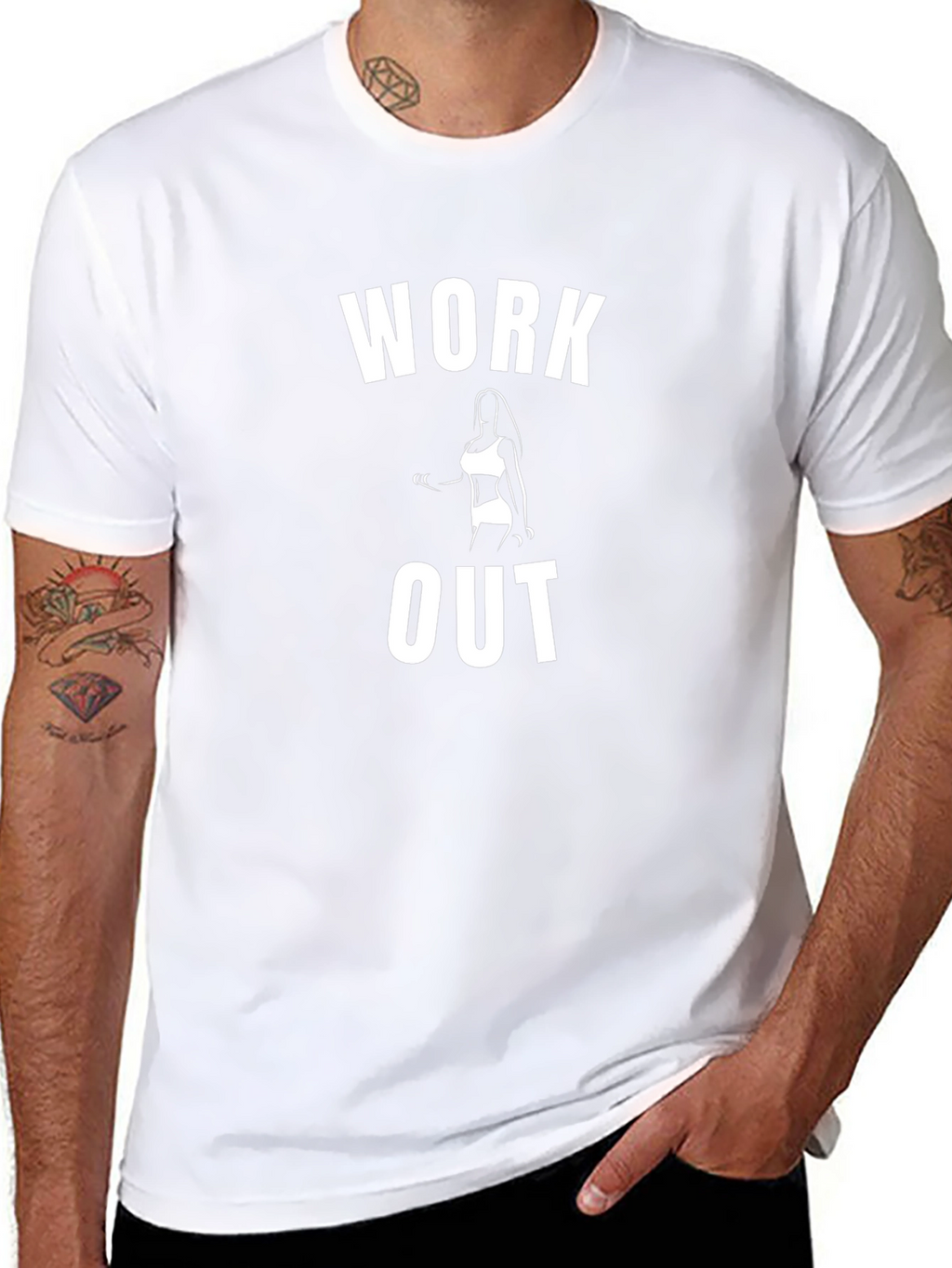 Work Out Graphic Tee - Fitness Motivation