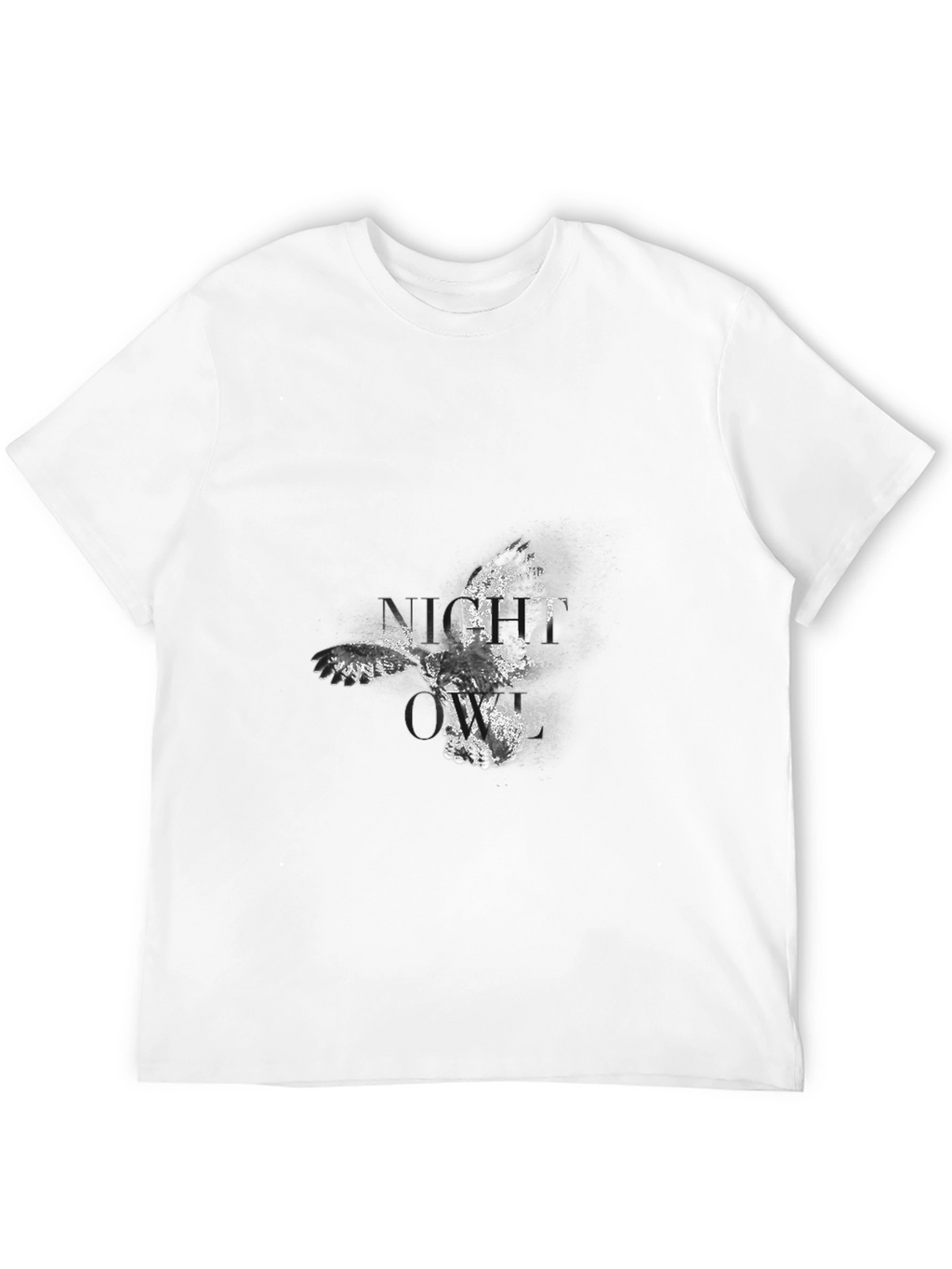 Night Owl Graphic Black T-Shirt