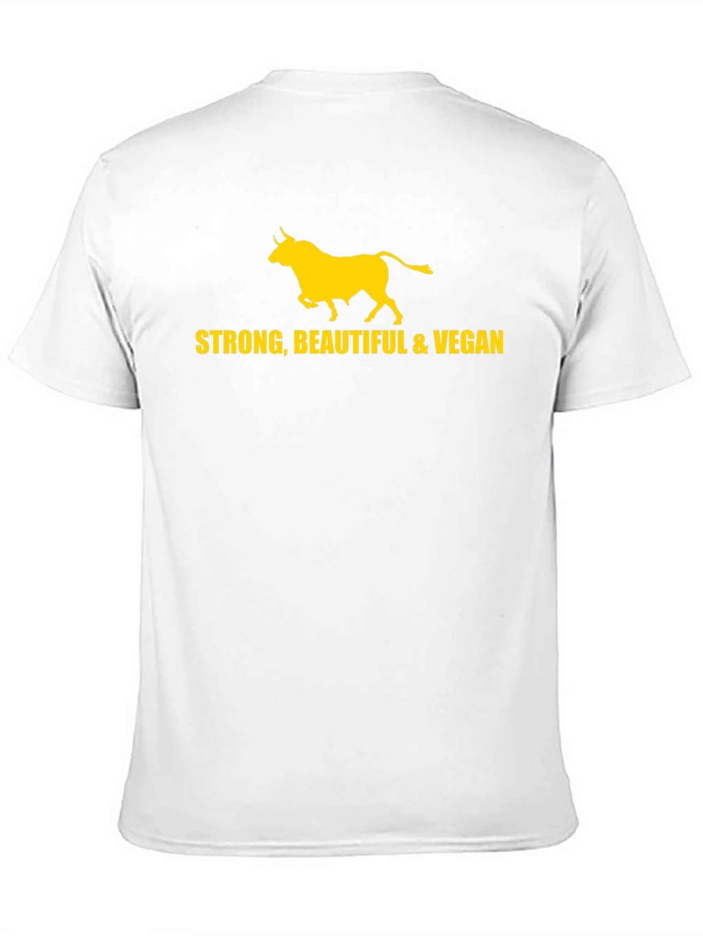 Strong Beautiful & Vegan Bull T-Shirt