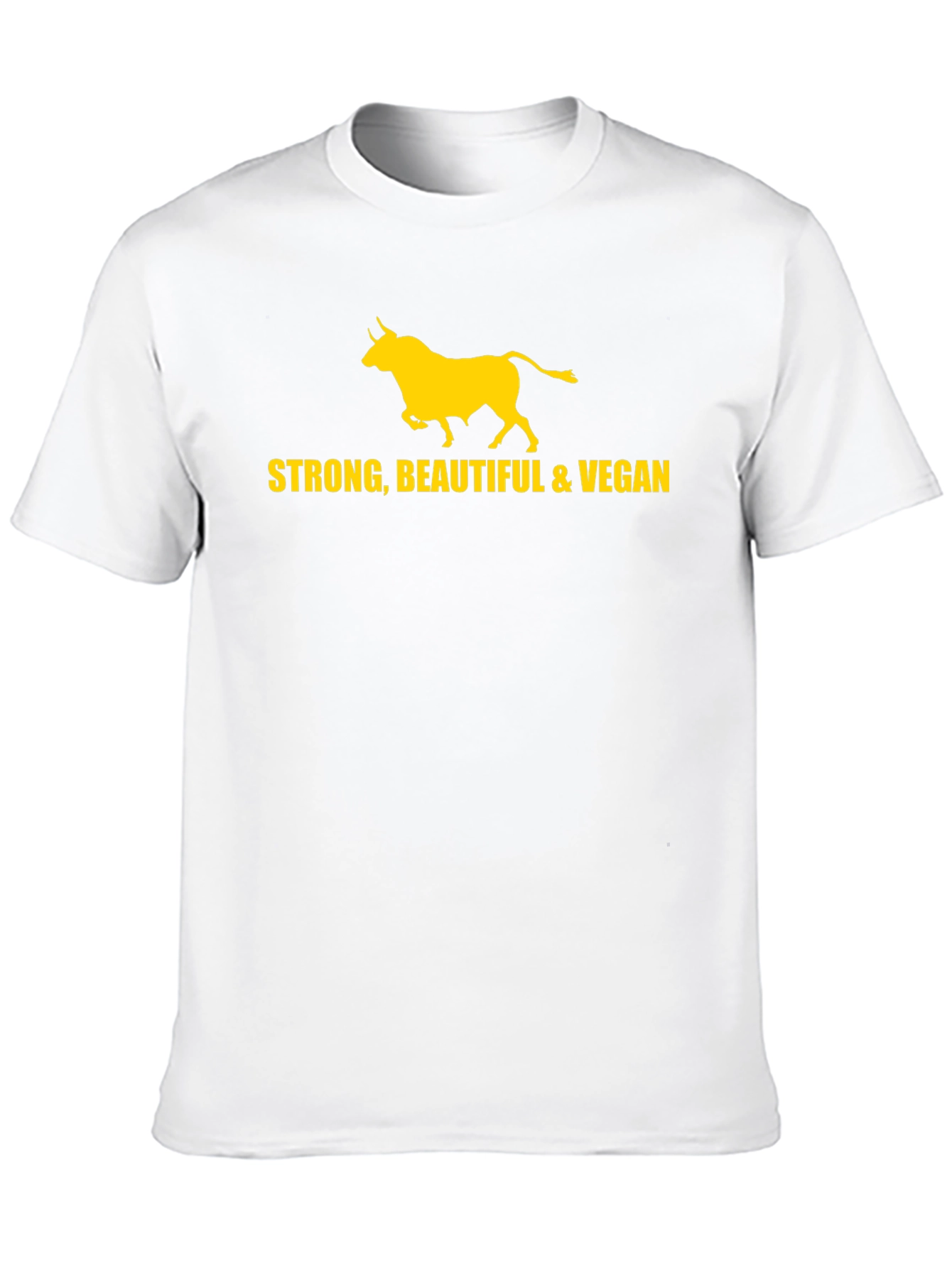 Strong Beautiful & Vegan Bull T-Shirt