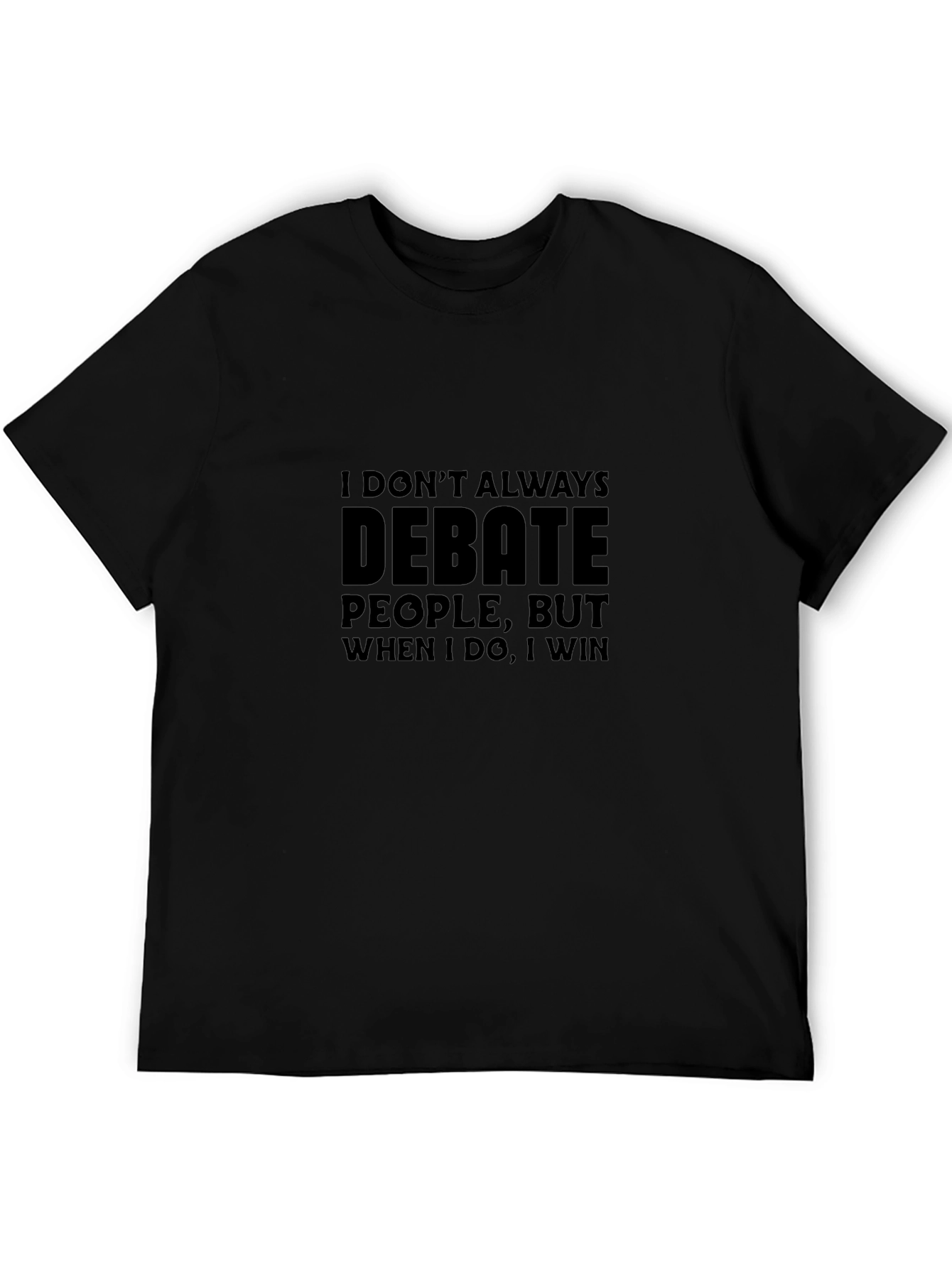 Debate Humor Black T-Shirt