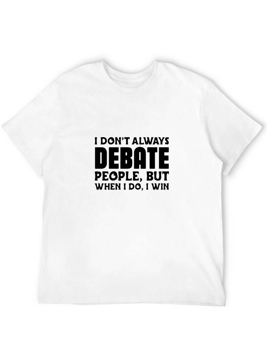 Debate Humor Black T-Shirt