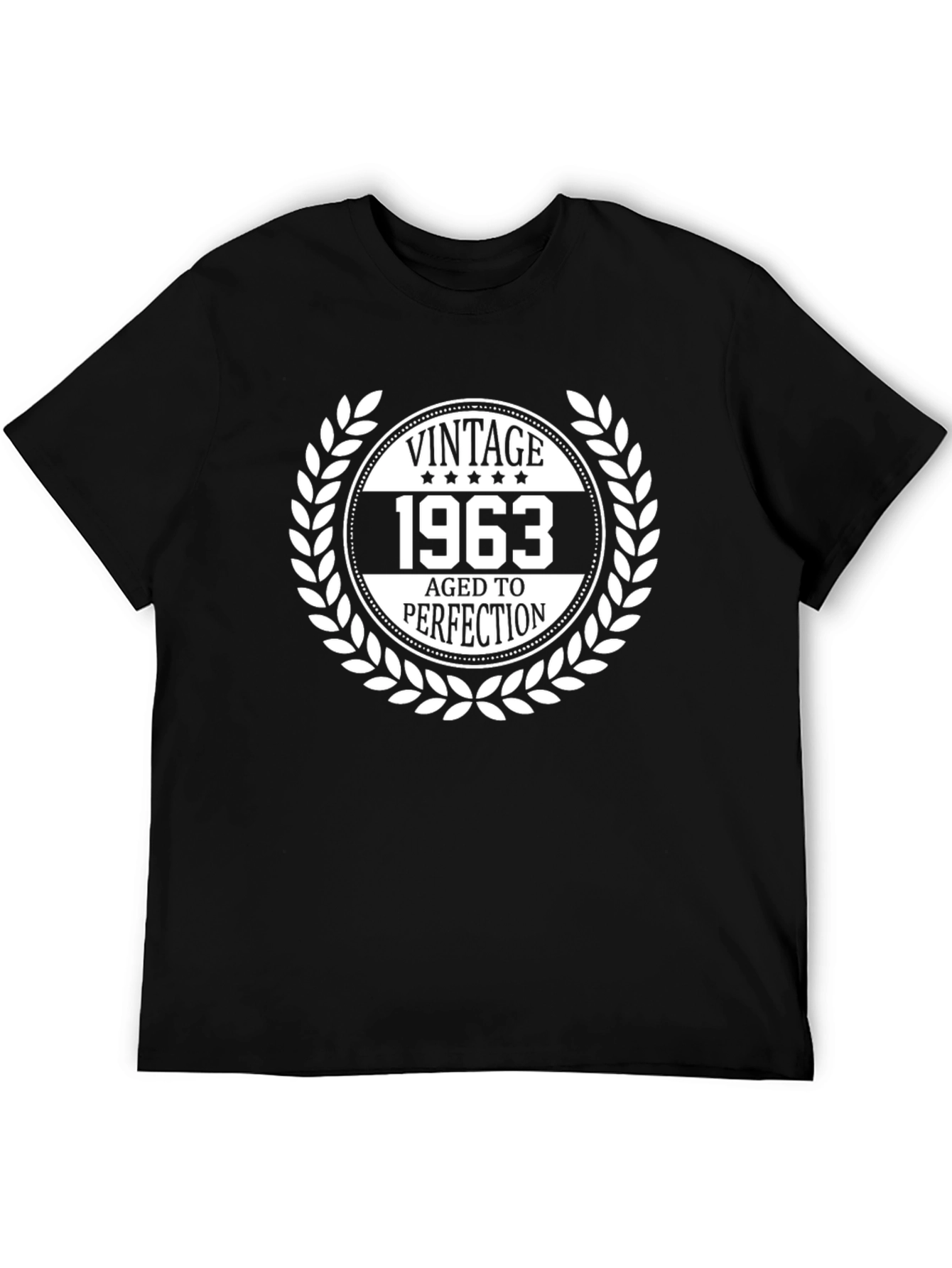 Vintage 1963 Aged to Perfection Black T-Shirt
