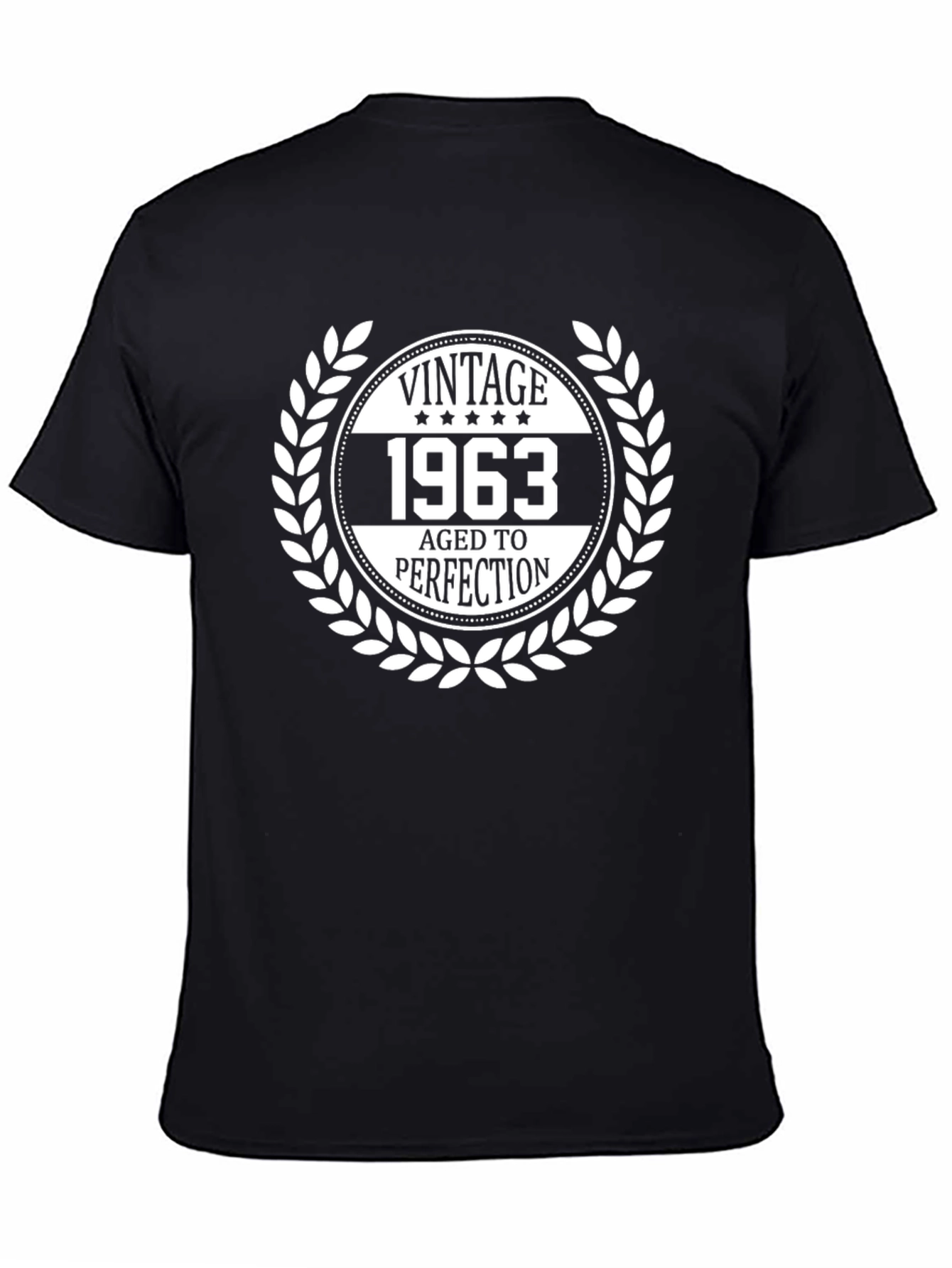 Vintage 1963 Aged to Perfection Black T-Shirt