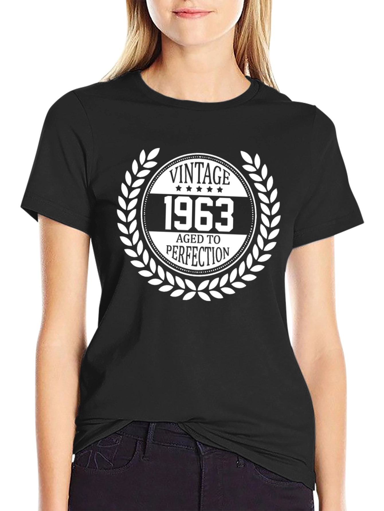 Vintage 1963 Aged to Perfection Black T-Shirt