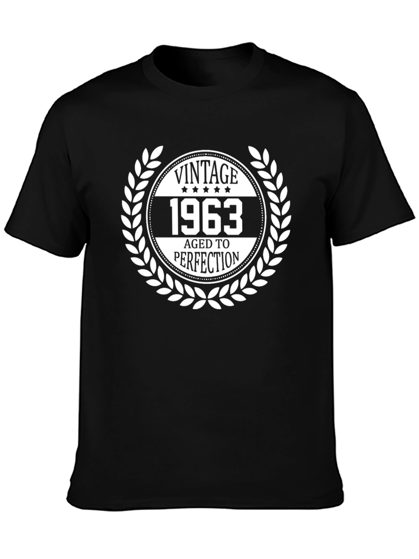 Vintage 1963 Aged to Perfection Black T-Shirt