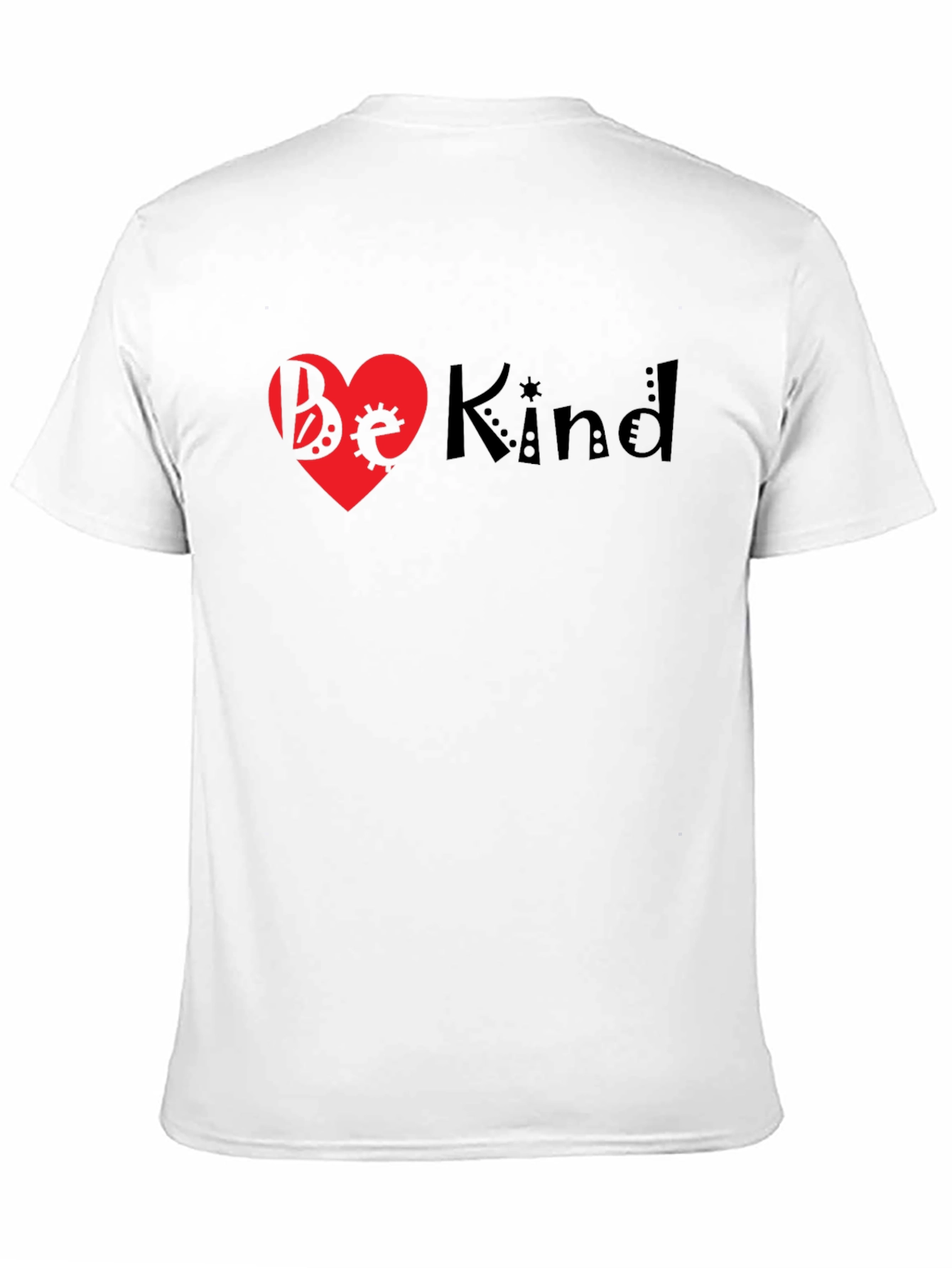 Be Kind Heart T-Shirt - Black Unisex