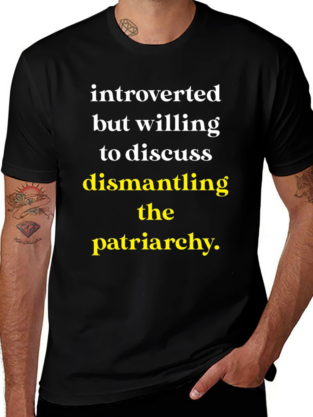 Introverted Patriarchy Dismantling T-Shirt