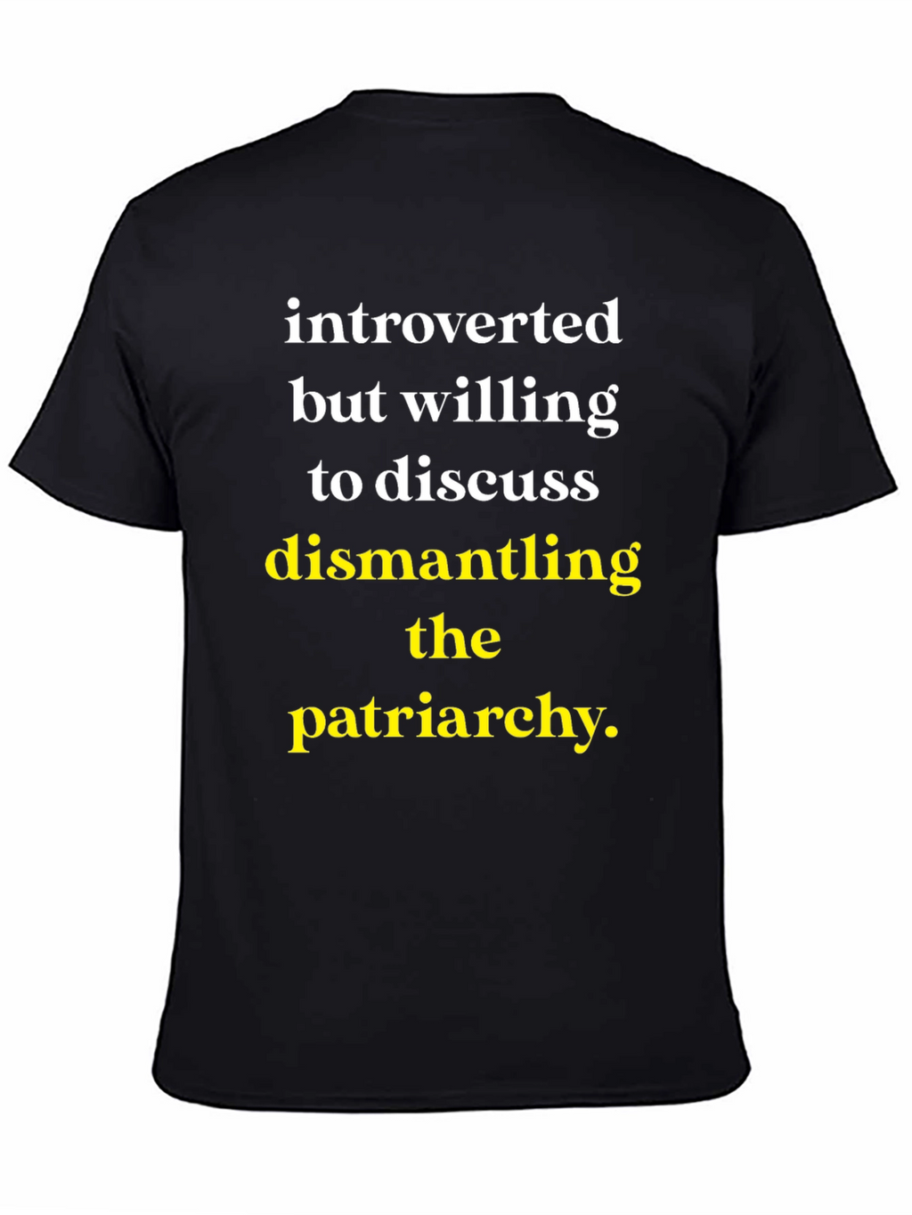 Introverted Patriarchy Dismantling T-Shirt