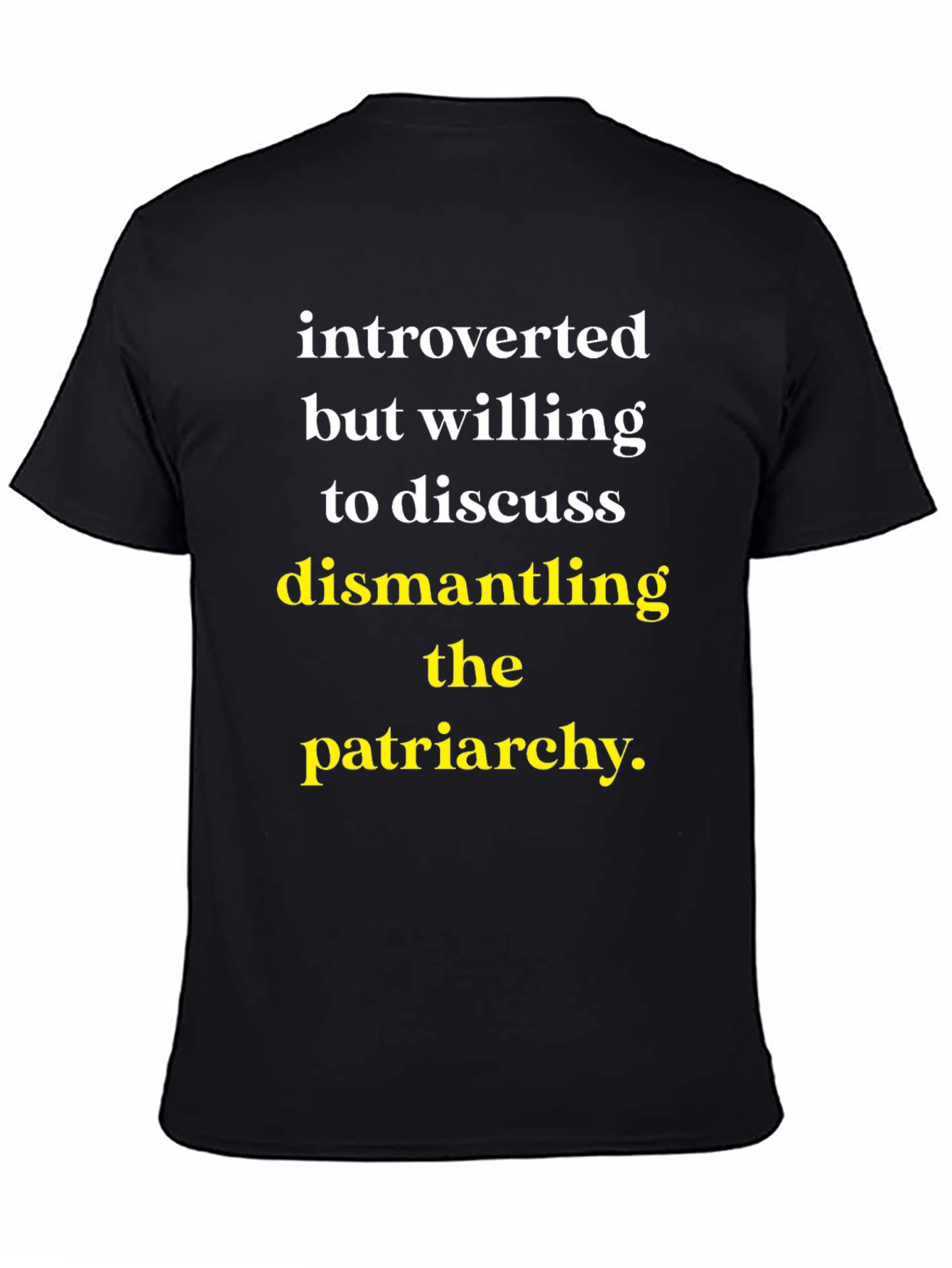 Introverted Patriarchy Dismantling T-Shirt