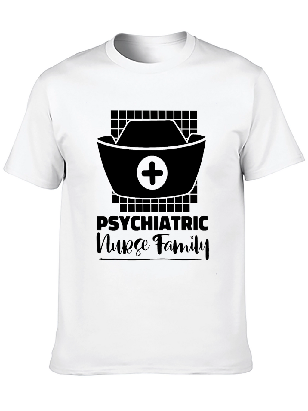 Psychiatric Nurse Family Black T-Shirt