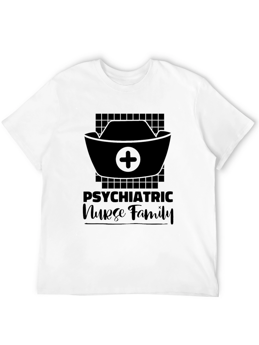 Psychiatric Nurse Family Black T-Shirt