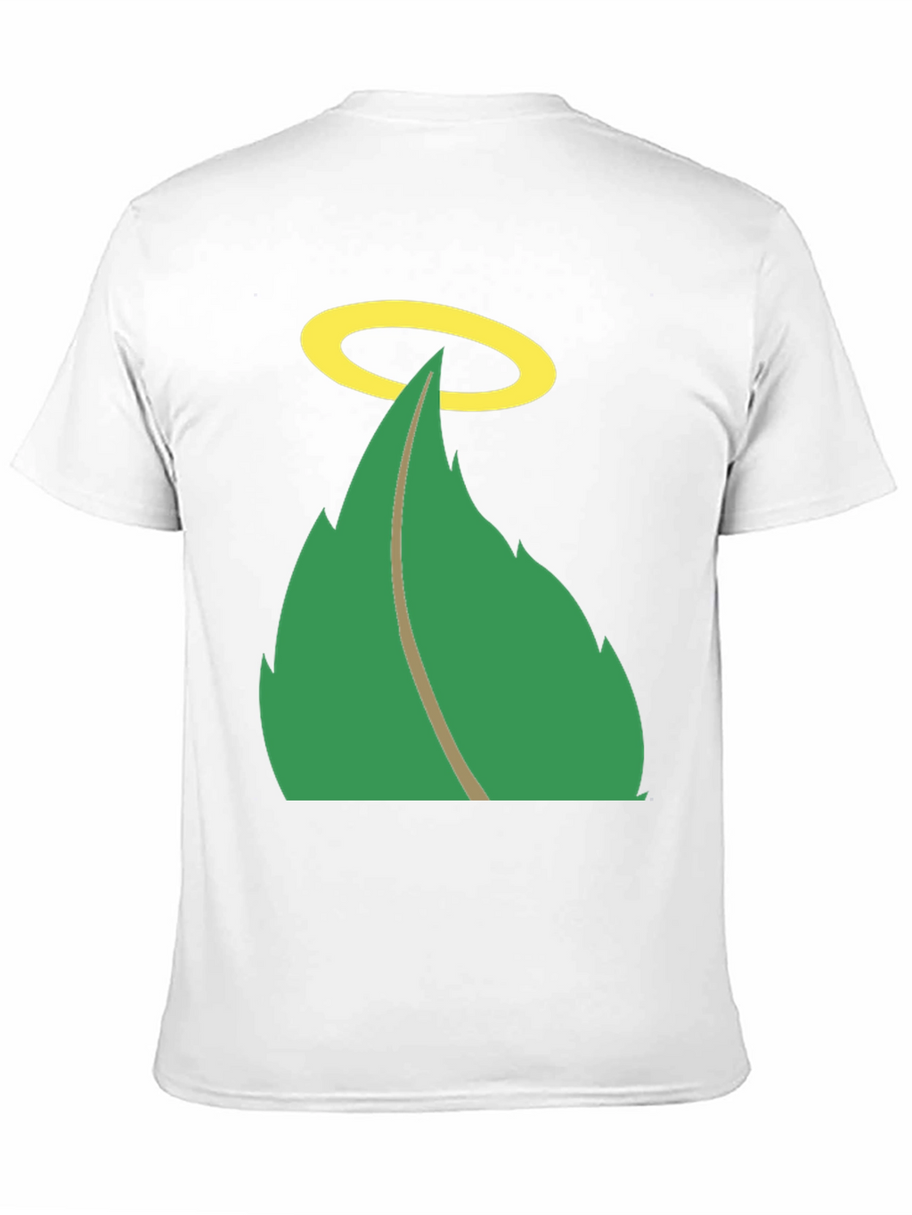 Halo Leaf Graphic Tee - Mens Black T-Shirt