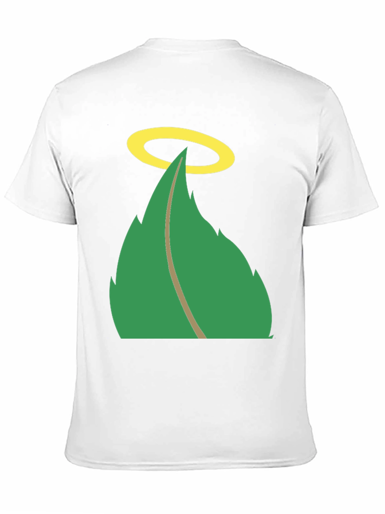 Halo Leaf Graphic Tee - Mens Black T-Shirt