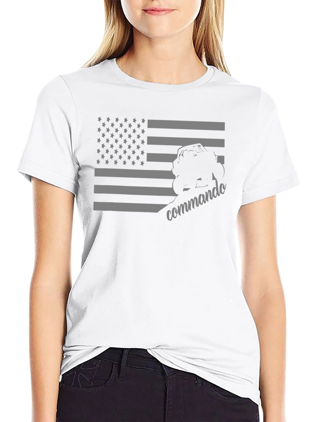 American Flag Commando T-Shirt