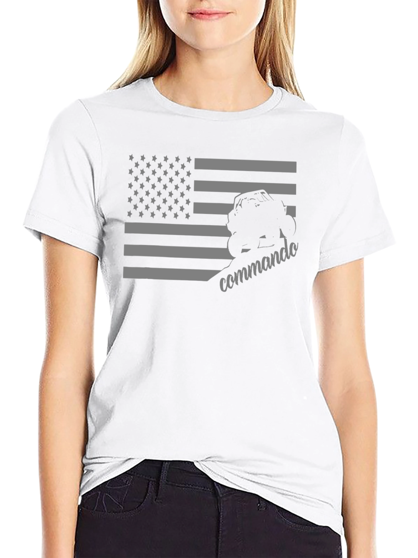 American Flag Commando T-Shirt