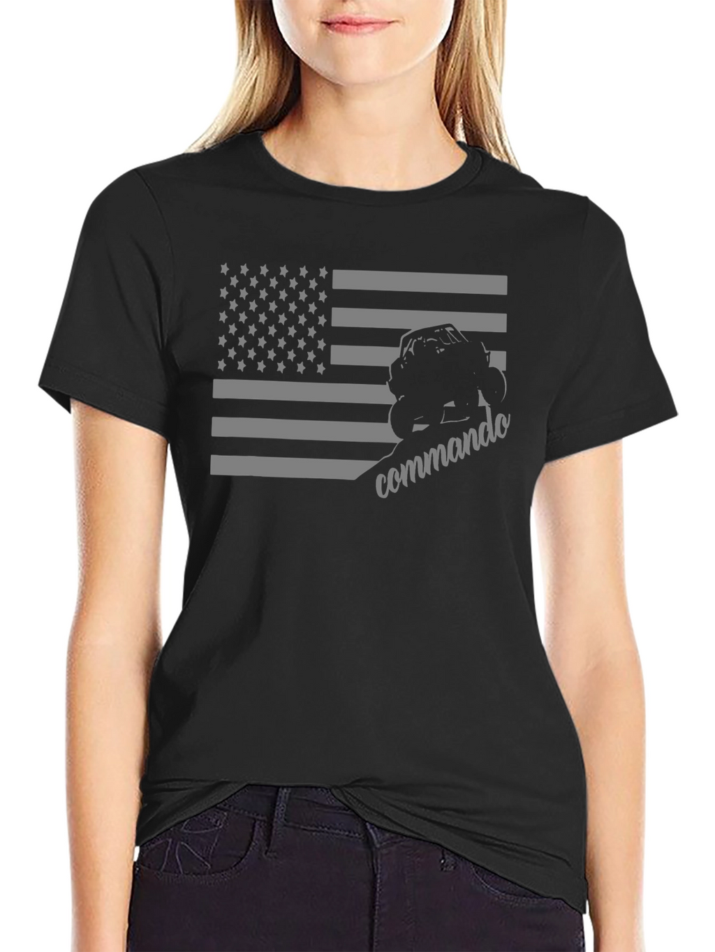 American Flag Commando T-Shirt