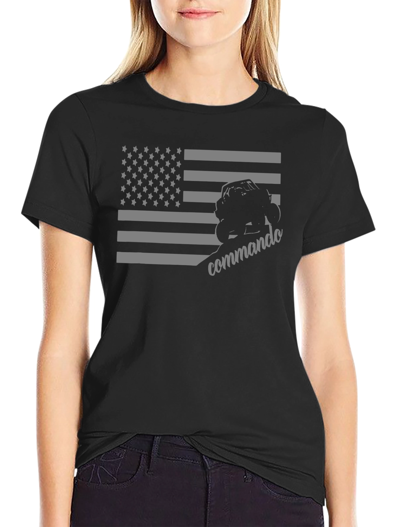 American Flag Commando T-Shirt