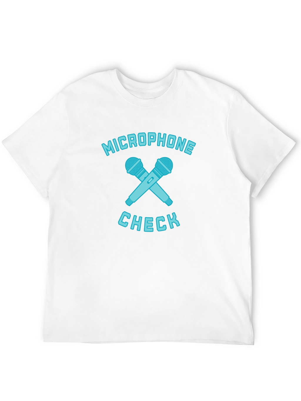 Microphone Check Graphic T-Shirt