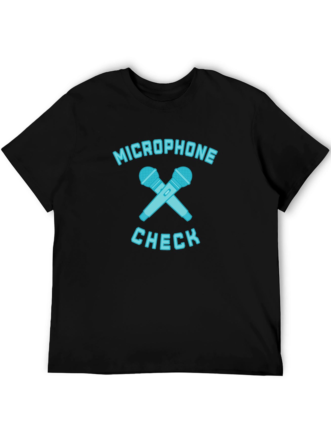 Microphone Check Graphic T-Shirt