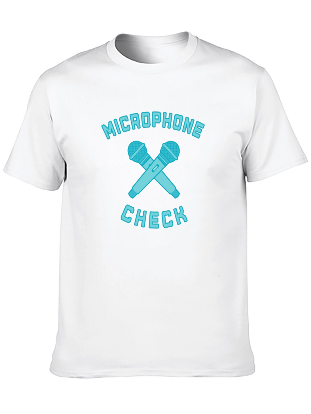 Microphone Check Graphic T-Shirt