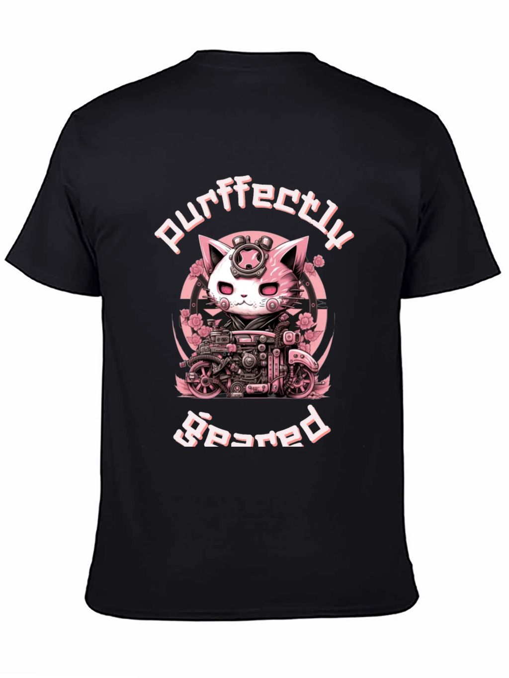 Purrfectly Geared Cat T-Shirt