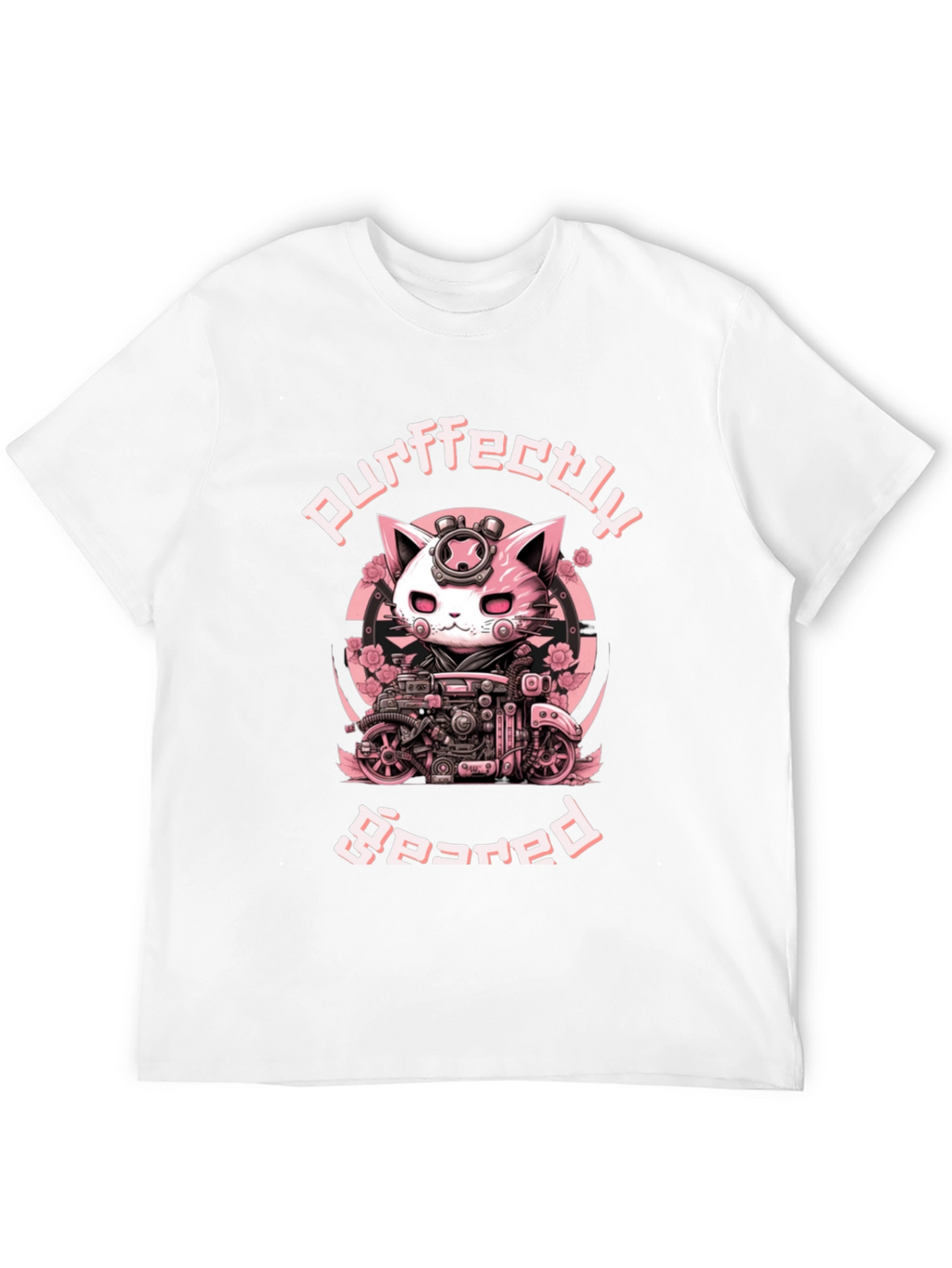 Purrfectly Geared Cat T-Shirt