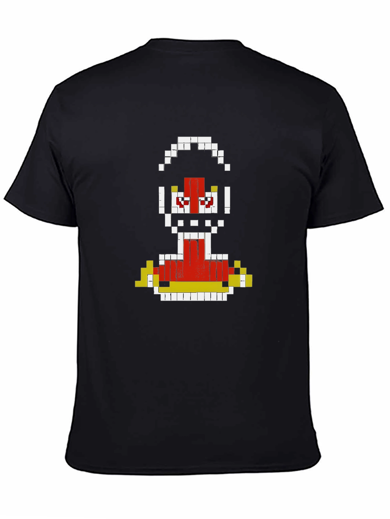 Pixelated Robot Graphic T-Shirt - Retro Gaming Style