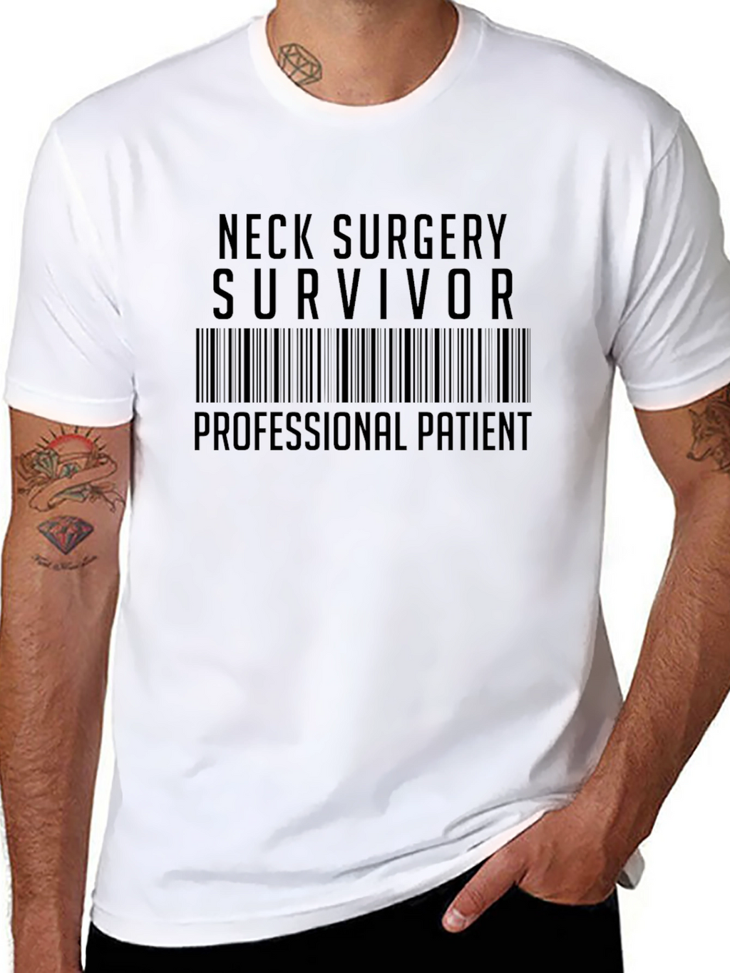 Neck Surgery Survivor T-Shirt - Professional Patient Tee